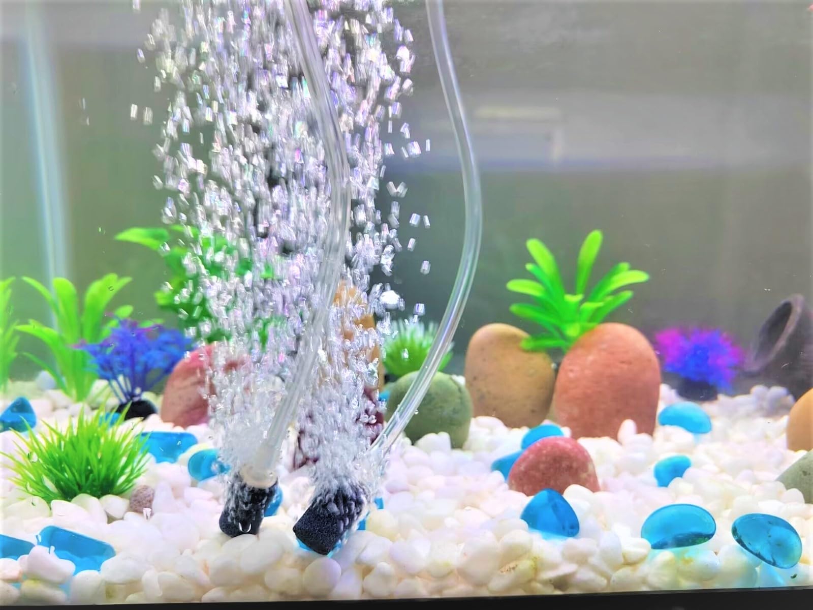 Aquaneat Aquarium Air Stones 1 Inch 12Pcs, Bubble Stone, Fish Tank Airstones, Aerator Stone Bubble Diffuser, Air Pump Accessories For Aquariums, Fish Tanks, And Hydroponics