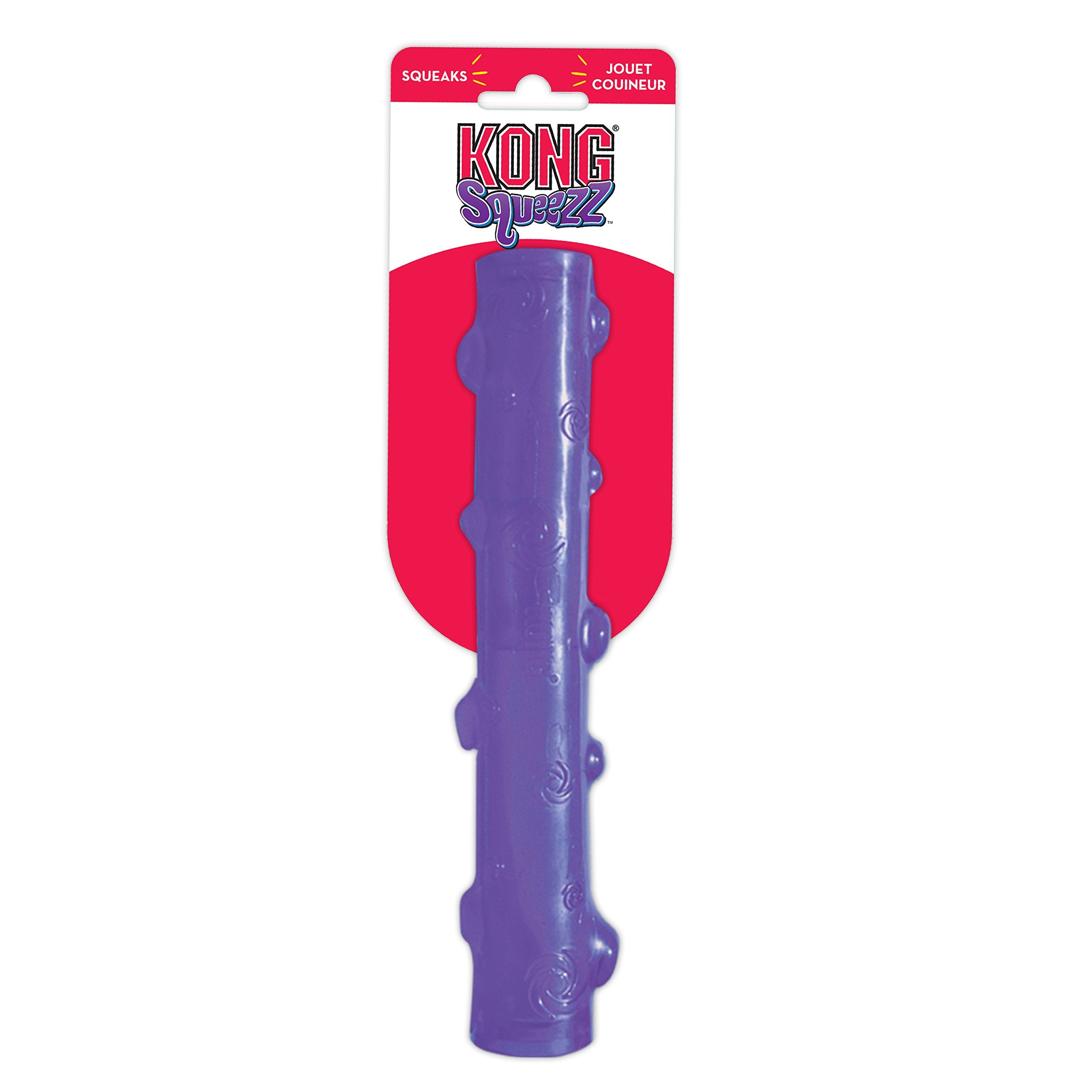 Kong Squeezz Stick Dog Toy, Medium, Color May Vary