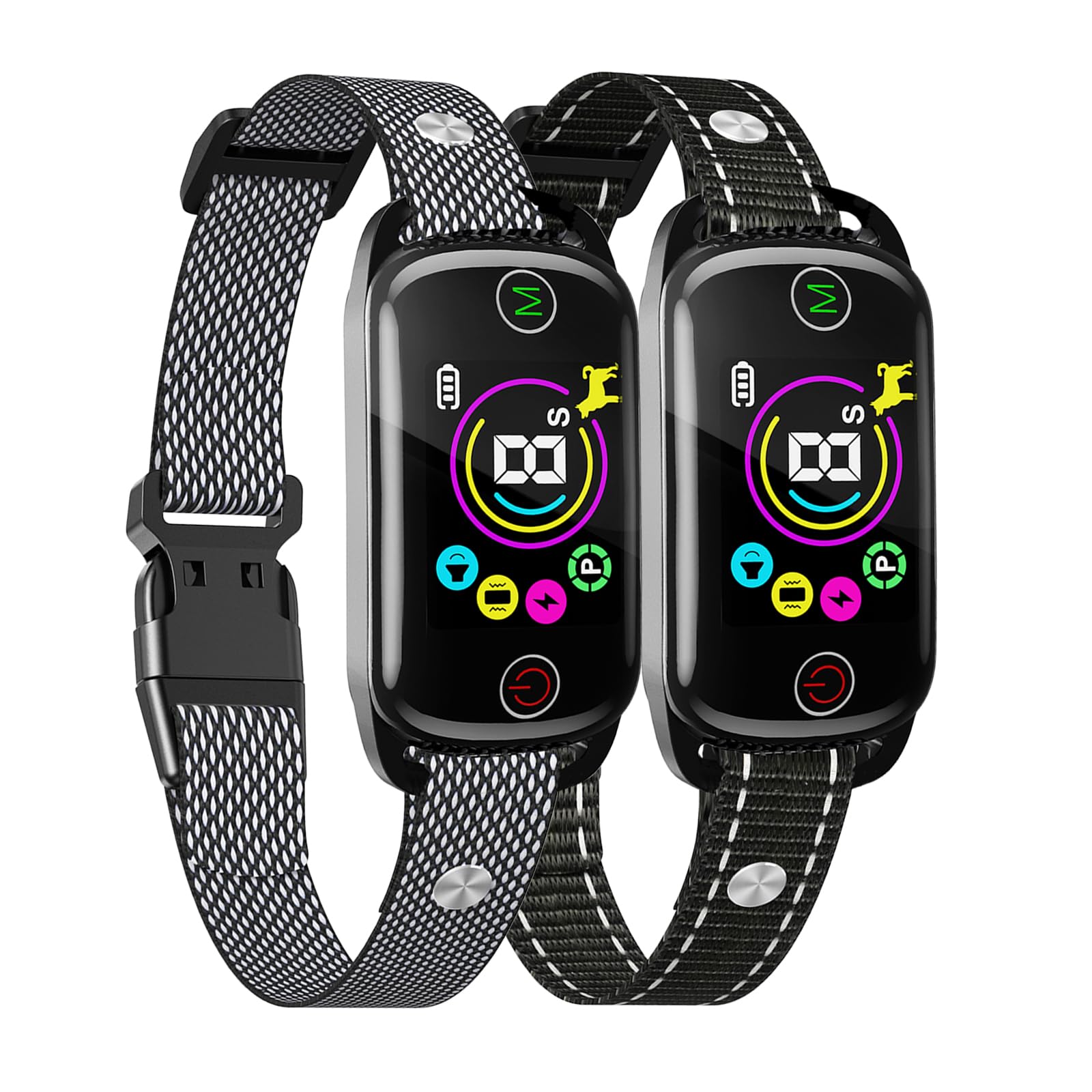 Dog Bark Collar 2 Pack, Bark Collar For Large Medium Small Dogs, Smart Bark Collar, Rechargeable Anti Bark Collars For Dogs With