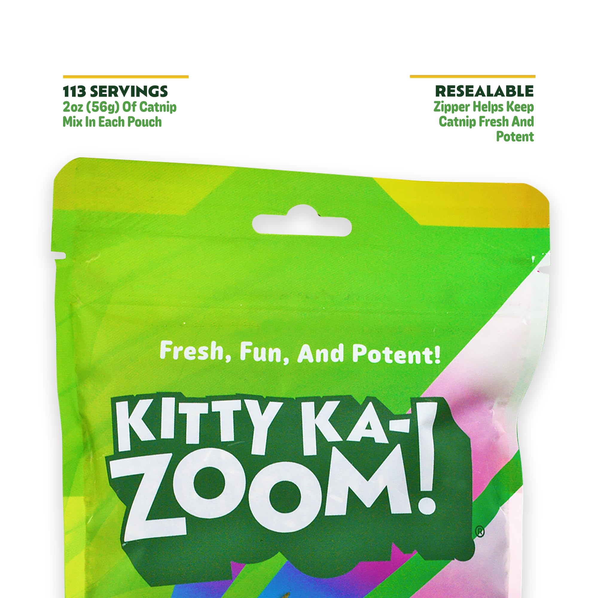 Kitty Ka-Zoom Silvervine Surge - Catnip & Silvervine Mix