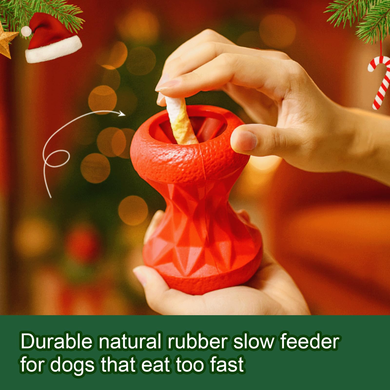 Dog Toys to Keep Them Busy - Interactive Treat Dispensing Ball for Small Dogs, Puppy Puzzle Toy for Enrichment & Teething, Durab
