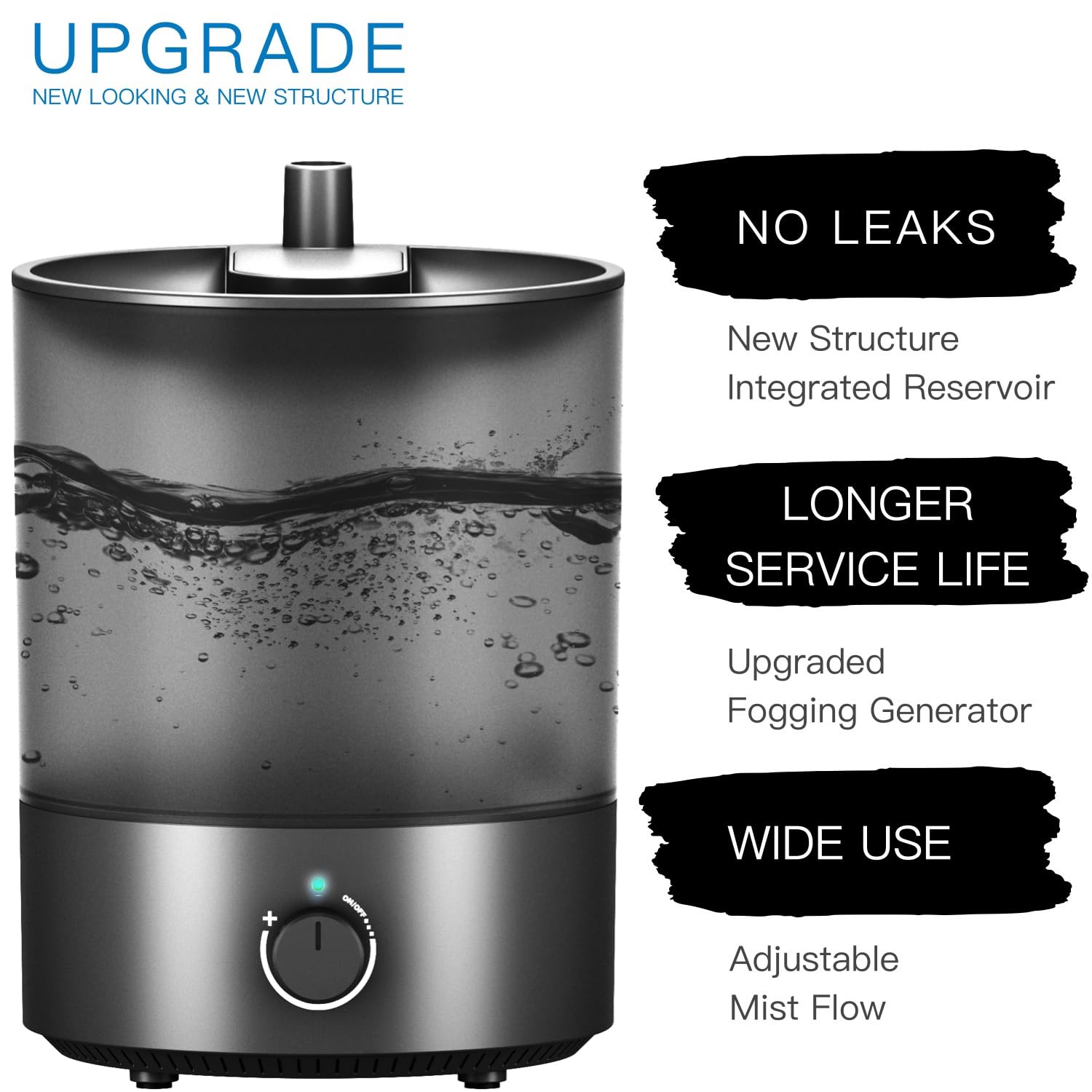 MRREPTILE Reptile Fogger Humidifiers Mister, Misting System for Reptiles, Terrarium Fogger Humidifier, 2.8L Large Capacity Repti