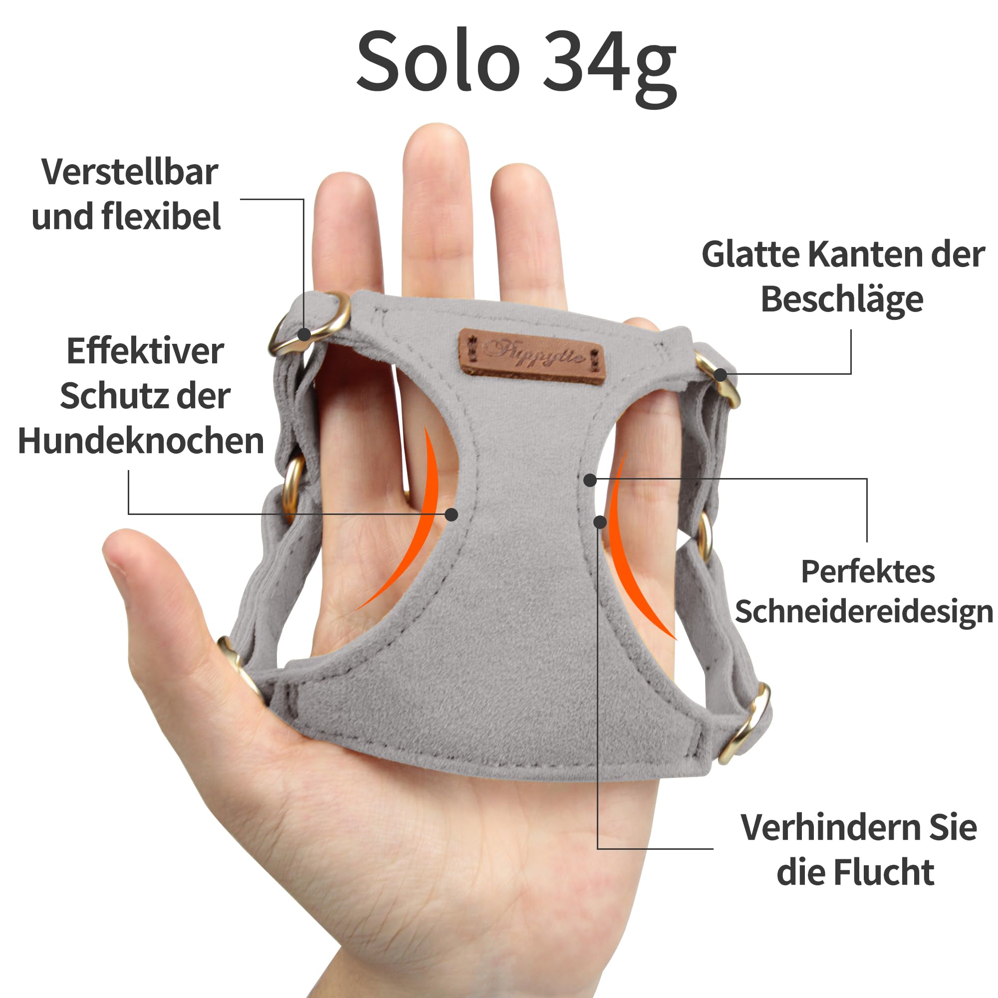 No Pull Xs Dog Harness With Multifunction Dog Leash,Soft Adjustable No Choke Escape Proof Pet Harness Vest,Silver Grey,Xs