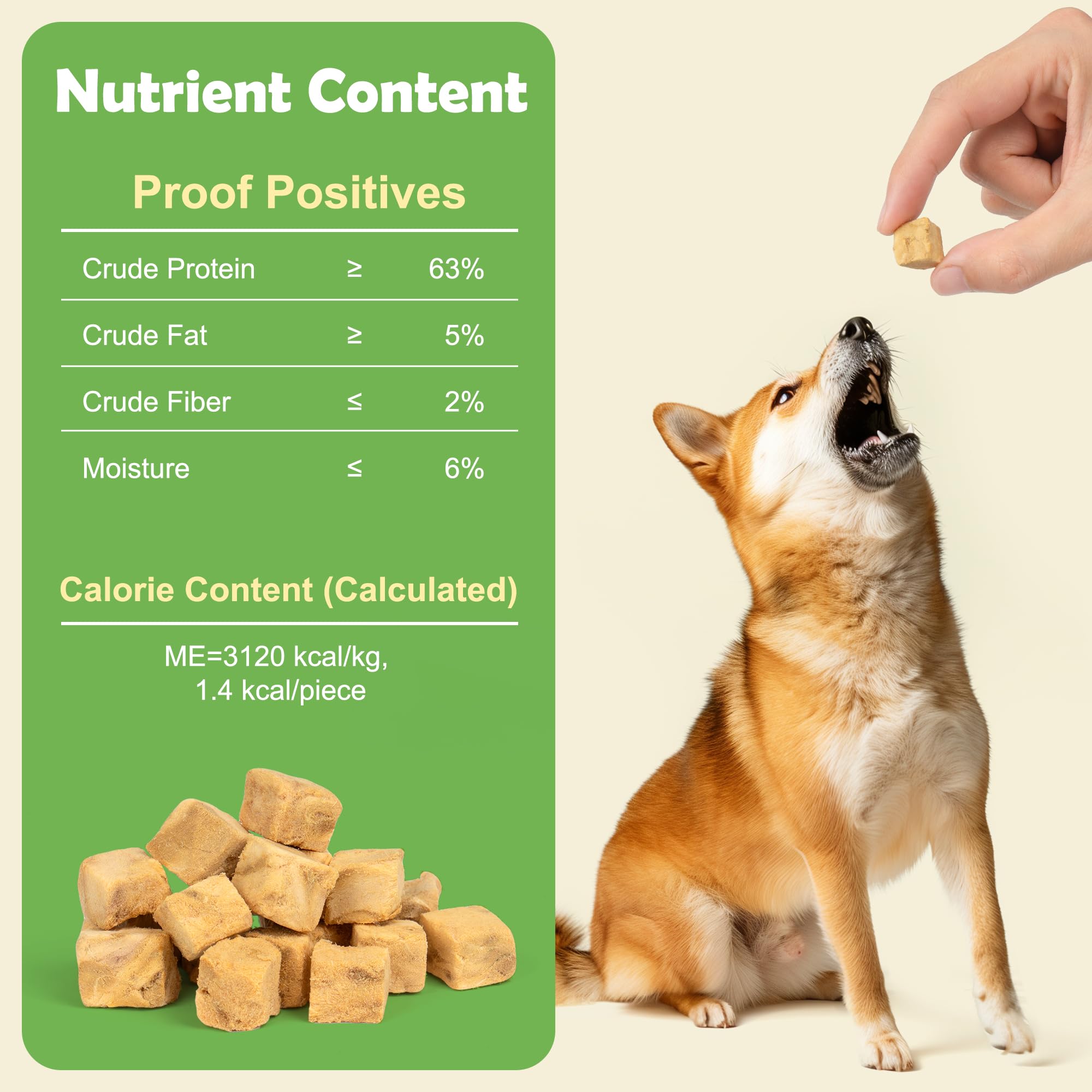 MON2SUN Freeze Dried Salmon Cat and Dog Treats, Single Ingredient Natural and Healthy Dog Snacks, High Protein Training Treats &