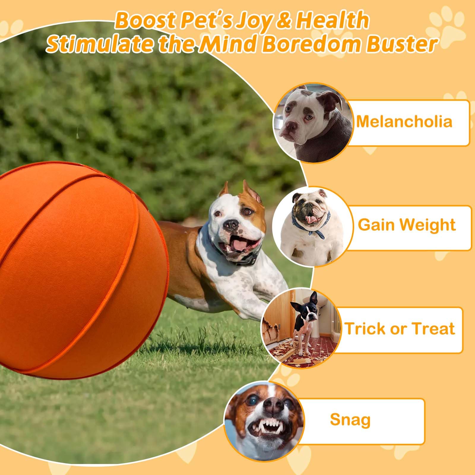 Herding Ball For Dogs, Dual Layered Herding Dog Ball Set For Australian Shepherd, Cattle, Collie, Dog Agility Equipment-Free Tra