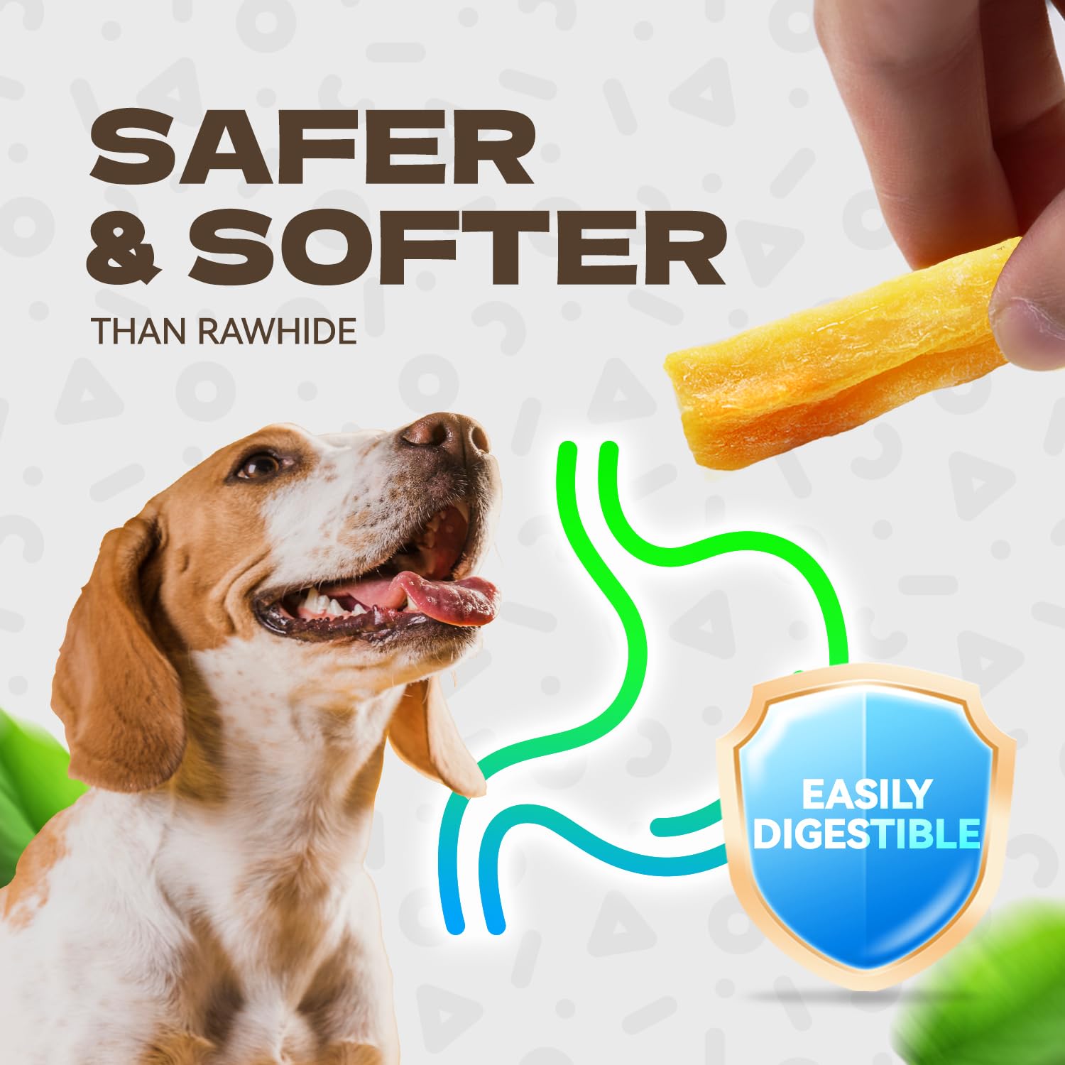 KUADELRO Sweet Potato Dog Treats, Healthy Natural Training Treats for Dog Snacks Low Fat Soft Chews for Small Medium Large Breed