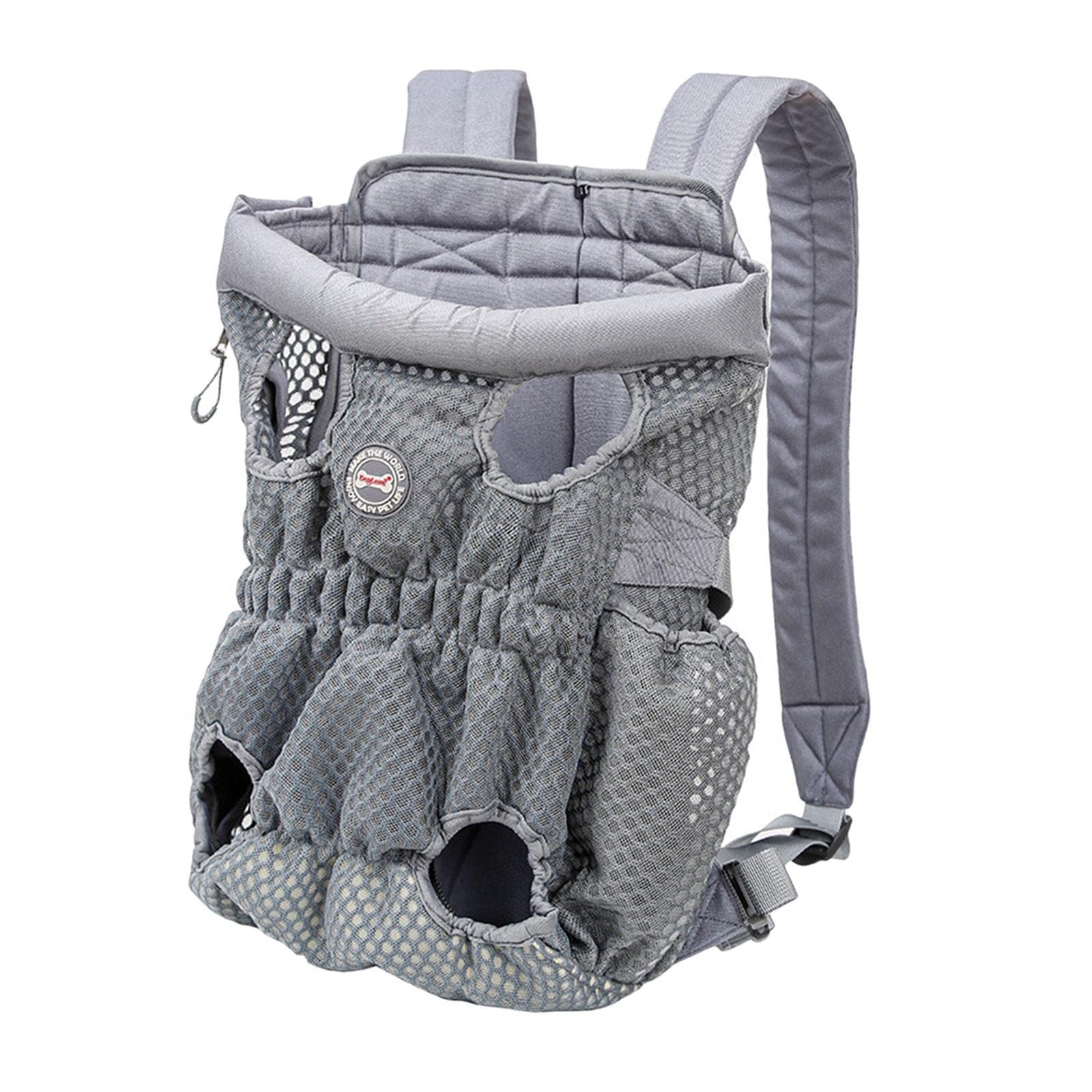 ATORSE Dog Cat Carrier Backpack Leg Out Mesh Front Travel Bag Carry Pack Rucksack L| Pet Supplies|Dog Supplies|Carriers & Totes