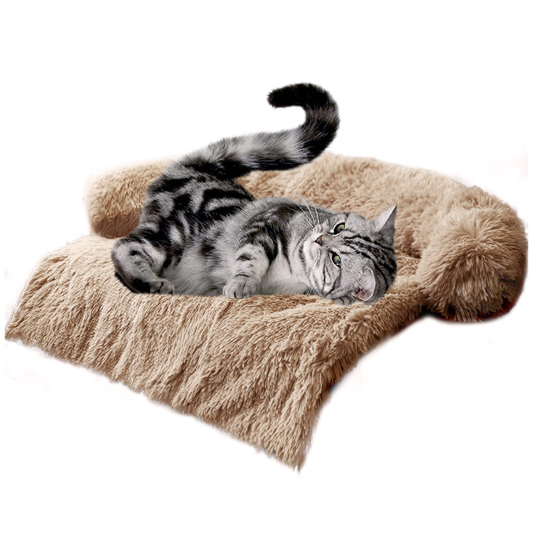 Dogs/Cats Bed Mats, Couch Cover For Dogs, Sofa Style Luxurious Mat For Pets, Waterproof Lining And Nonskid Bottom Perfect On Dog