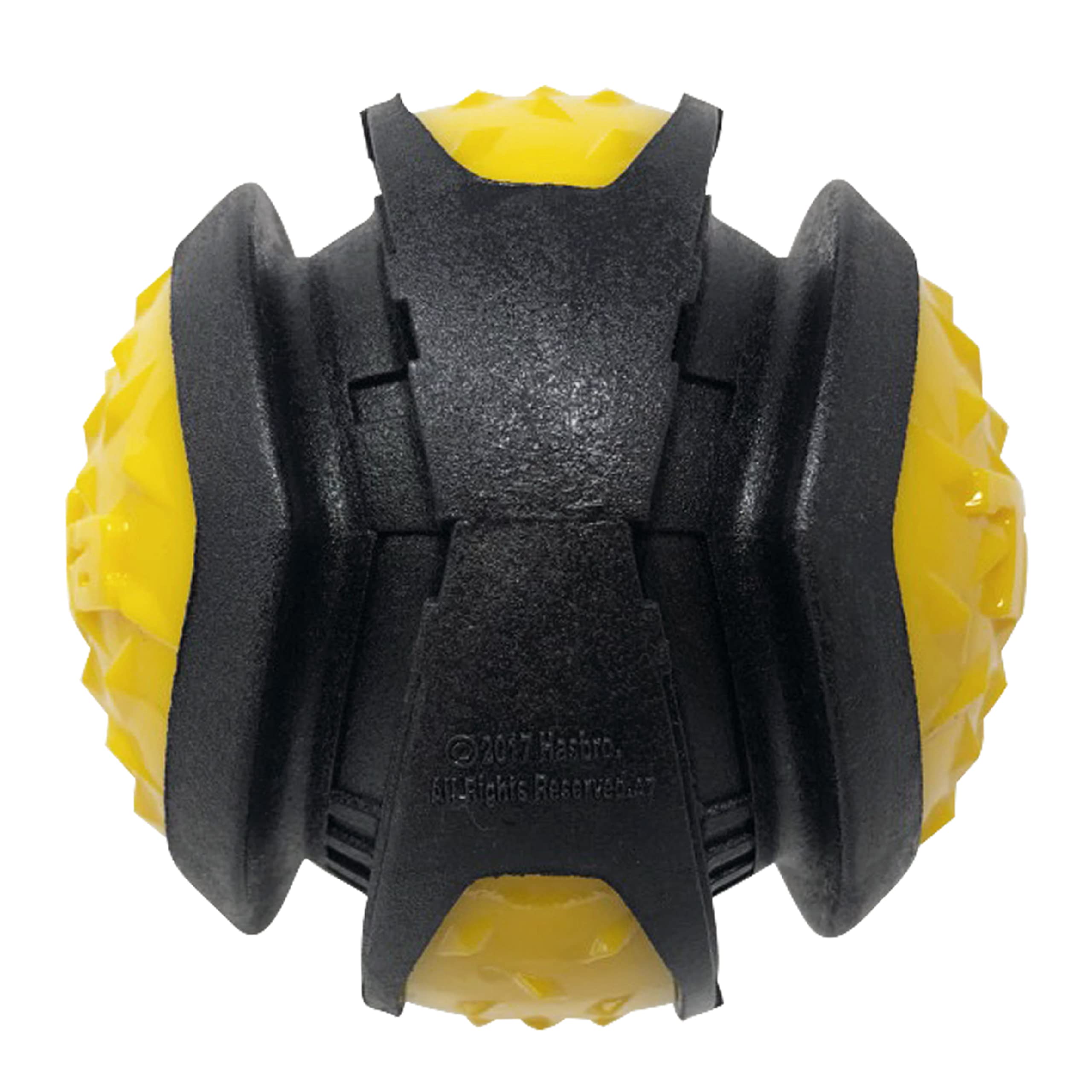 Tonka Diamond Clad Ball Dog Toy, Lightweight, Durable And Water Resistant, 4 Inches, For Medium/Large Breeds, Single Unit, Yellow/Black