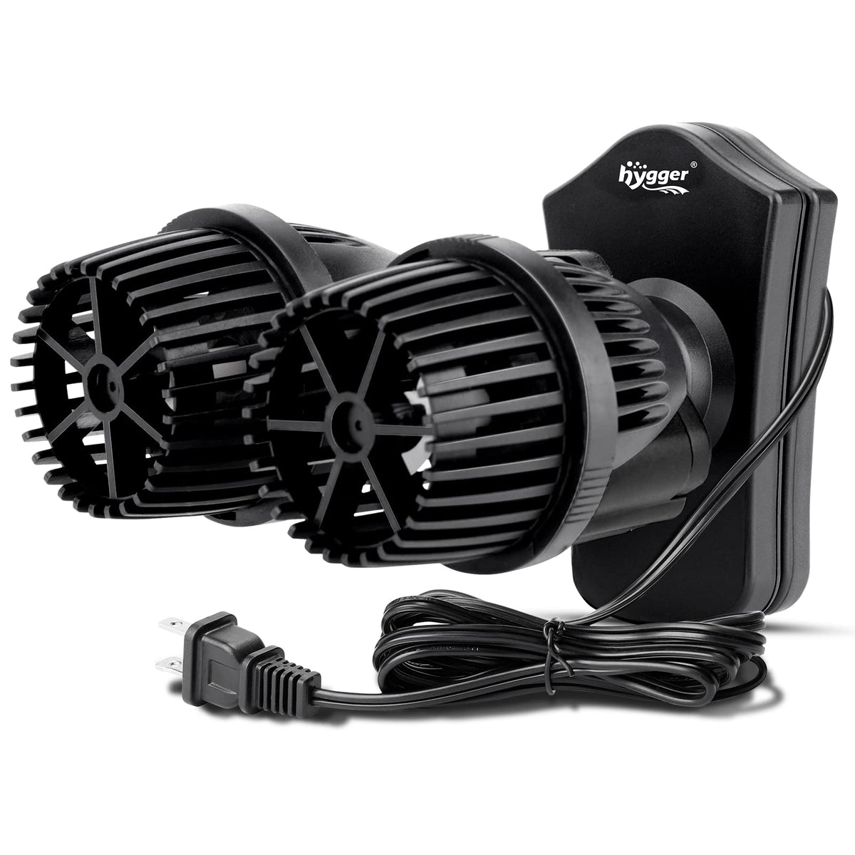 Hygger 2100Gph Double Head Aquarium Wave Maker, Quiet 5W Aquarium Circulation Pump, With Strong Magnetic Suction Base, 360Adjust