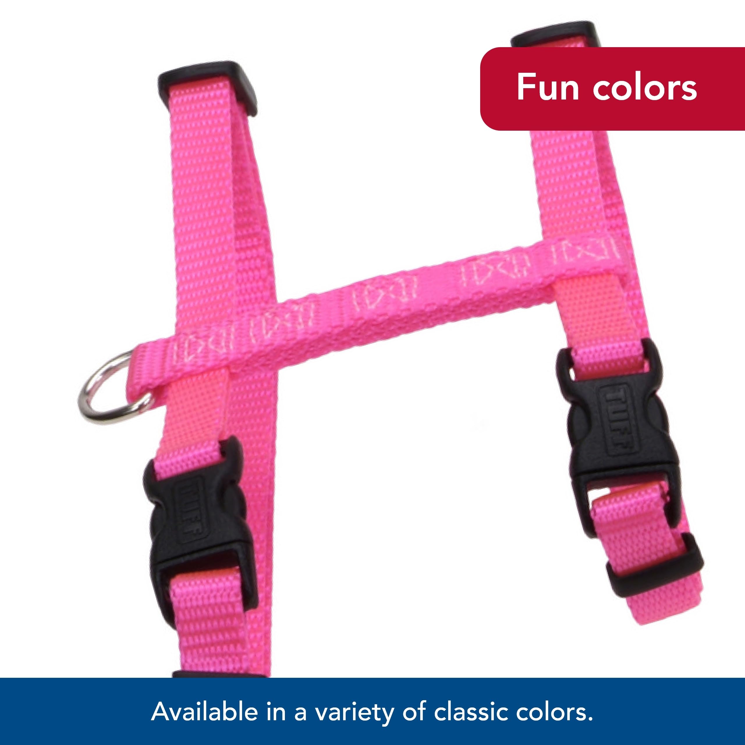 Coastal Pet Figure 'H' Adjustable Cat Harness - Outdoor Cat Supply - Comfortable For Cats - Secure Snap-Lock Buckles - Blue, 3/8' X 10'-18'