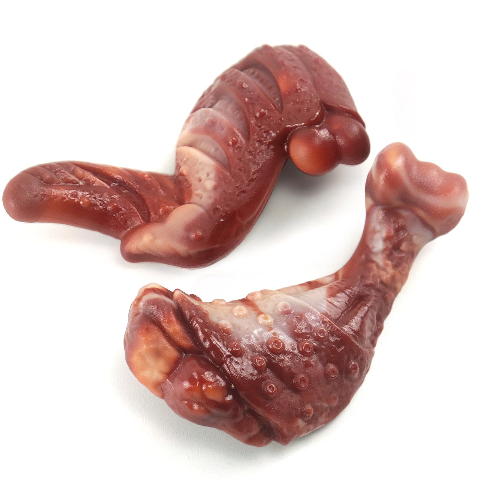 Fuufome Dog Chew Toys for Aggressive Chewers: 2 Pack Indestructible &ToughToys for Aggressive Chewers-Dog Bones Nylon Toys for S