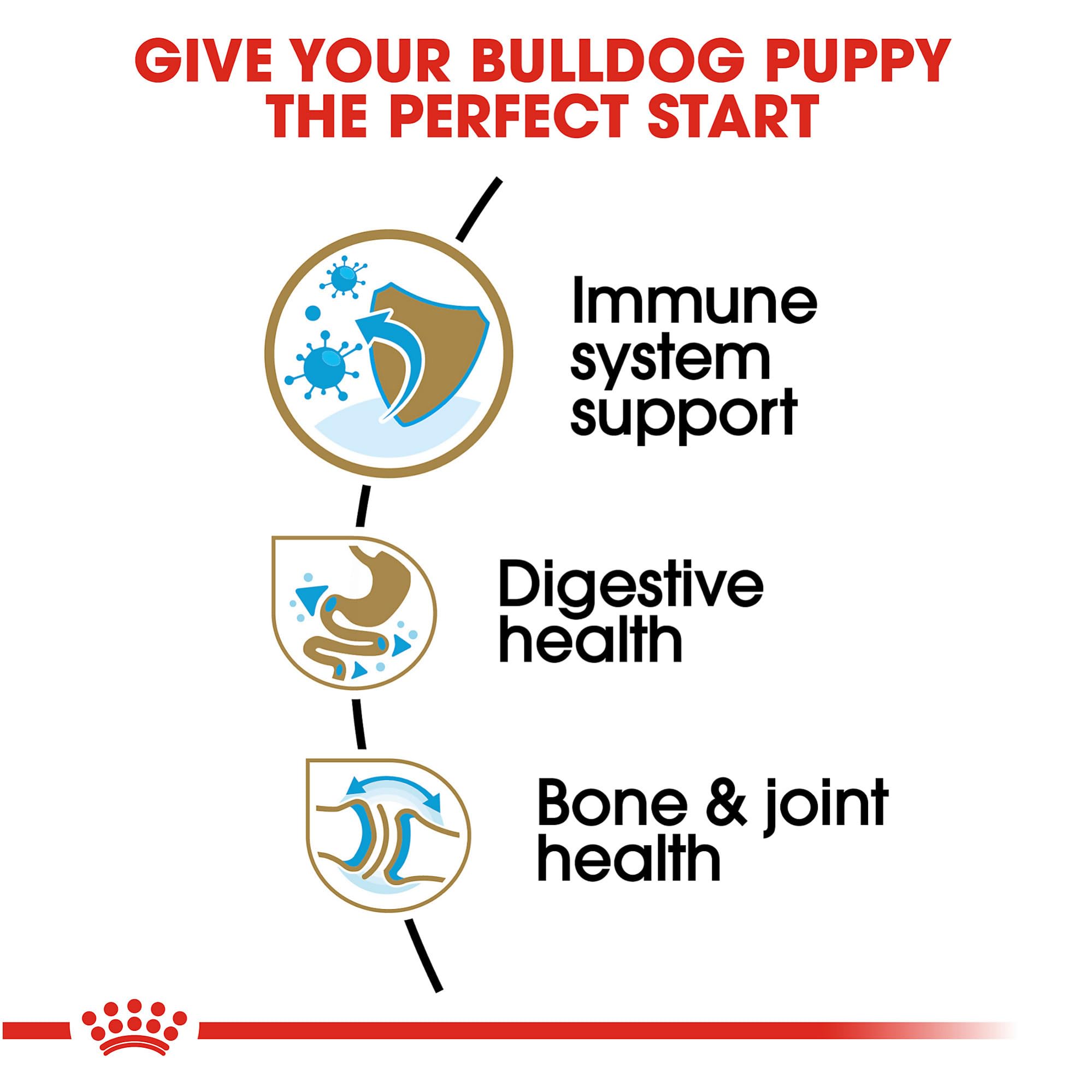 Royal Canin Bulldog Puppy Dry Dog Food, 6 lb bag