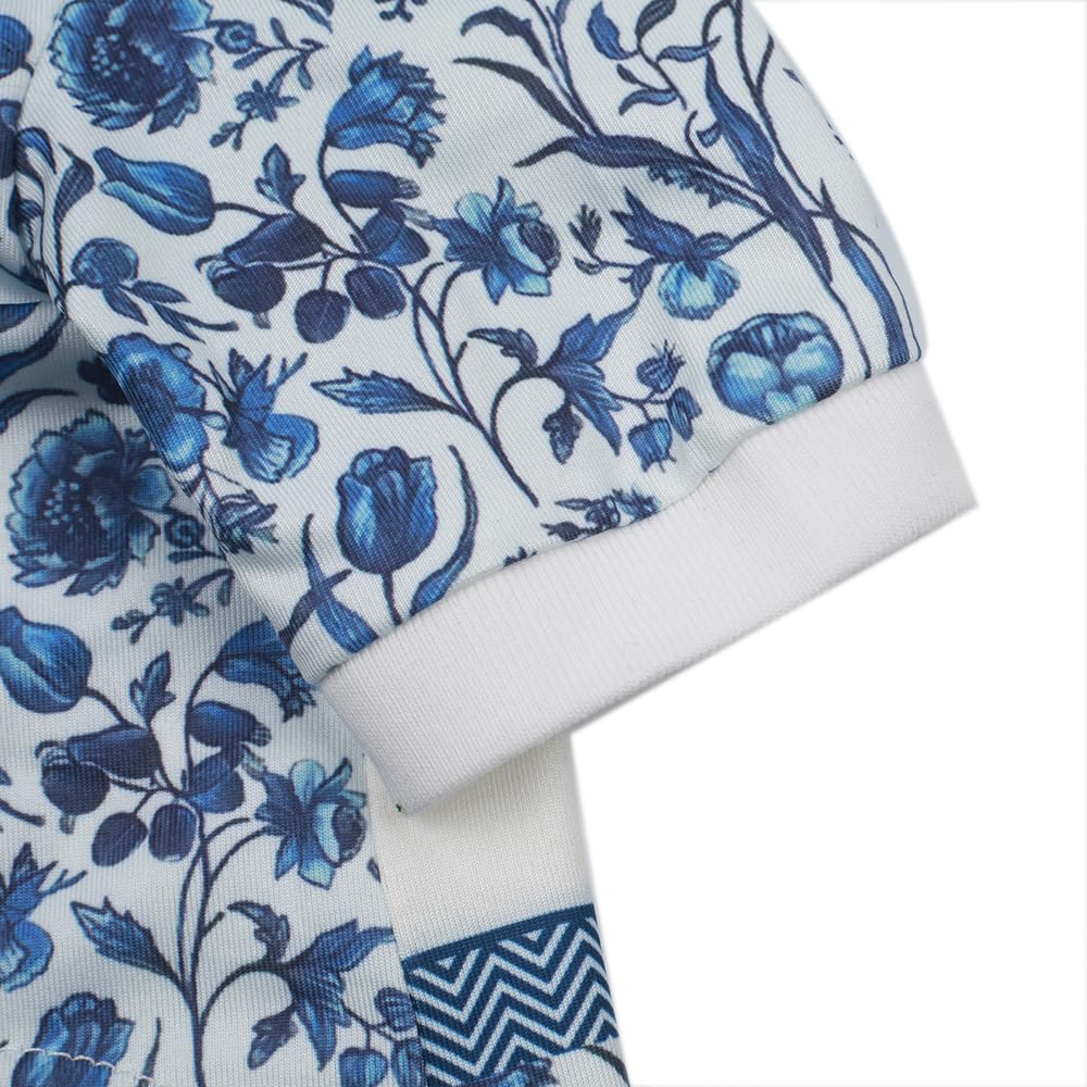 Dog T-Shirt Tee Clothes Vest Lightweight Stretchy Soft Cool Breathable Puppy (Dogiorblue, Small)