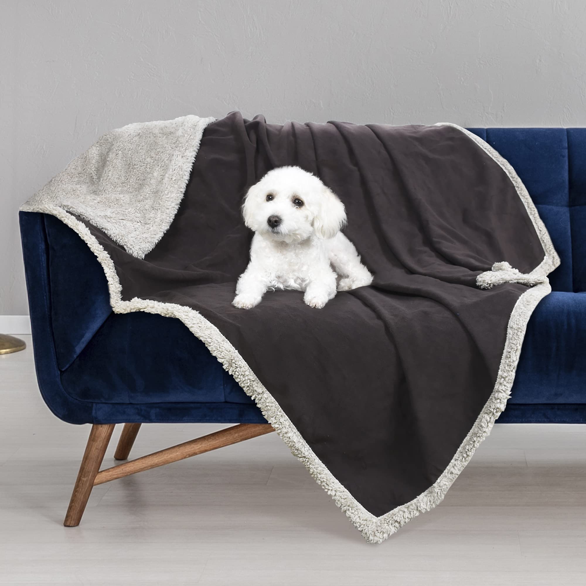 Kritter Planet Waterproof Sofa Blanket For Dogs, Pee Proof Reversible Couch Cover, Liquid Proof Furniture Protector, Washable, Hair Resistant, Stain Proof