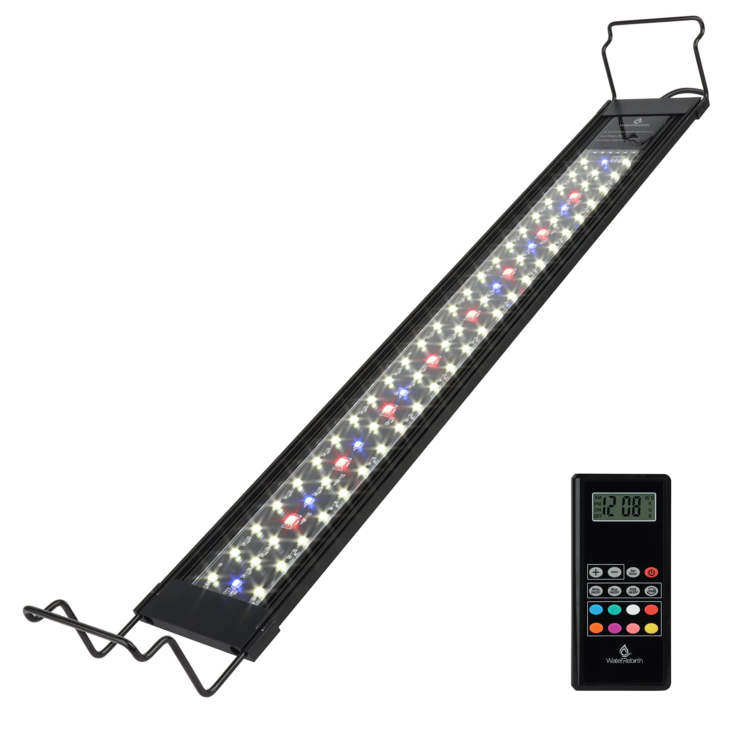 Water Rebirth Aquarium Lights Fish Tank Light (Remote Controller Version, 20-26'')