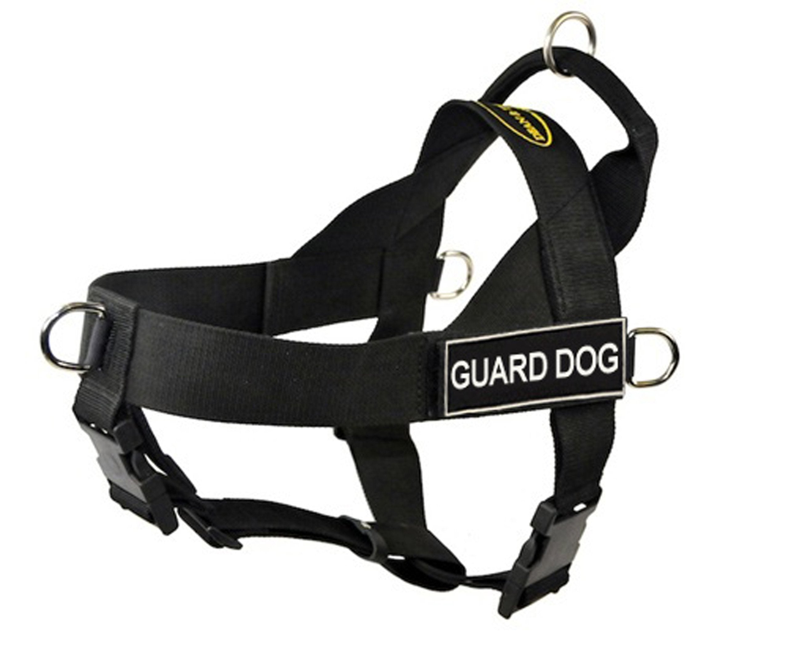 DT Universal No Pull Dog Harness, Guard Dog, Black, Large, Fits Girth Size: 31-Inch to 42-Inch