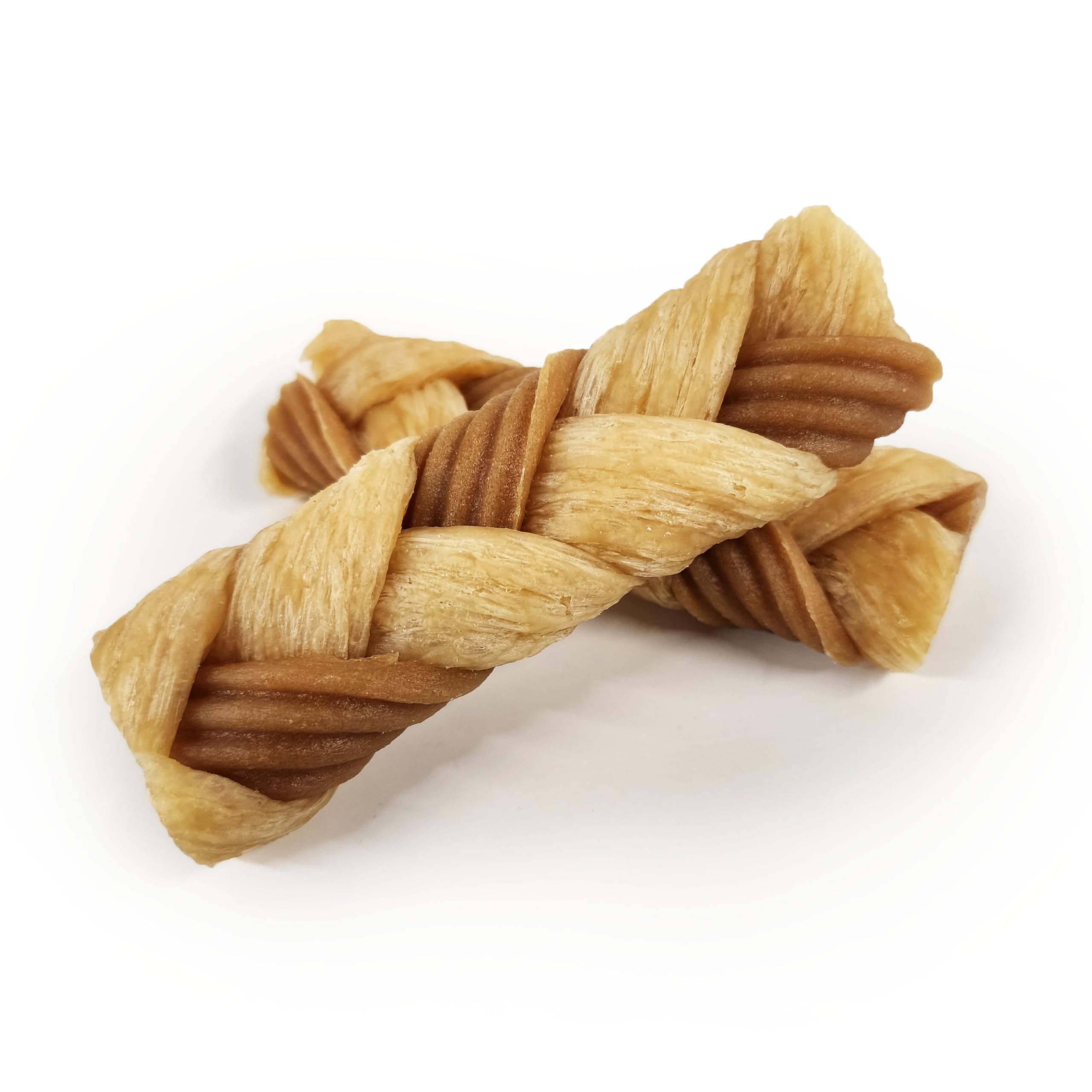 Cadet Chewalicious Chewy N Crunchy Braid Dog Treats, Limited Ingredient, Rawhide-Free, Long-Lasting Chews for Dogs Made with Re