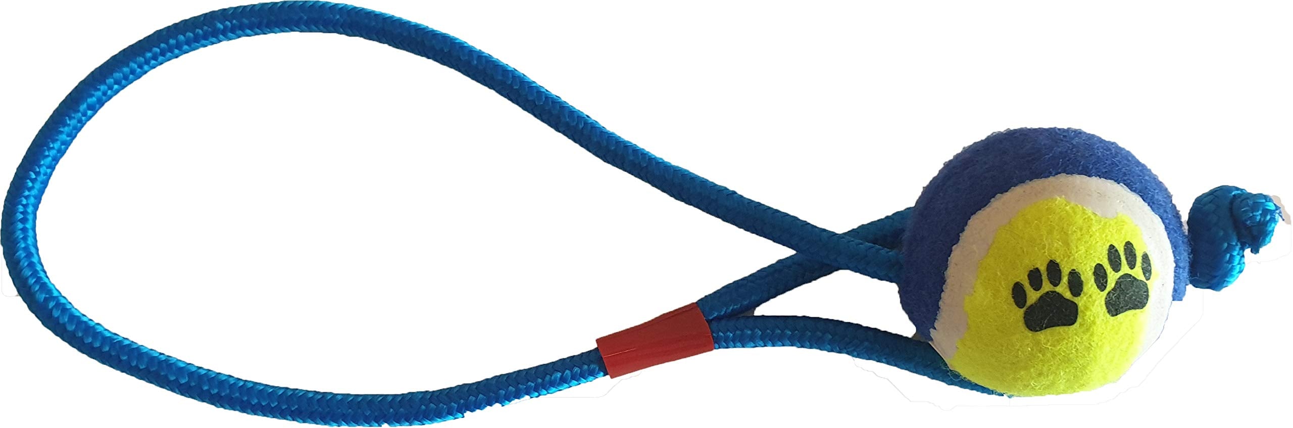 Rope Dog Pull With Tennis Ball