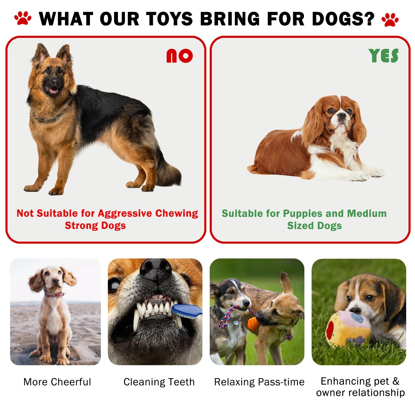 Scenereal Christmas Dog Toys Bulk 20 Pack, Puppy Squeaky Chew Toys For Busy Boredom, Chewing, Teething, Pet Plush Dolls Rope Bal