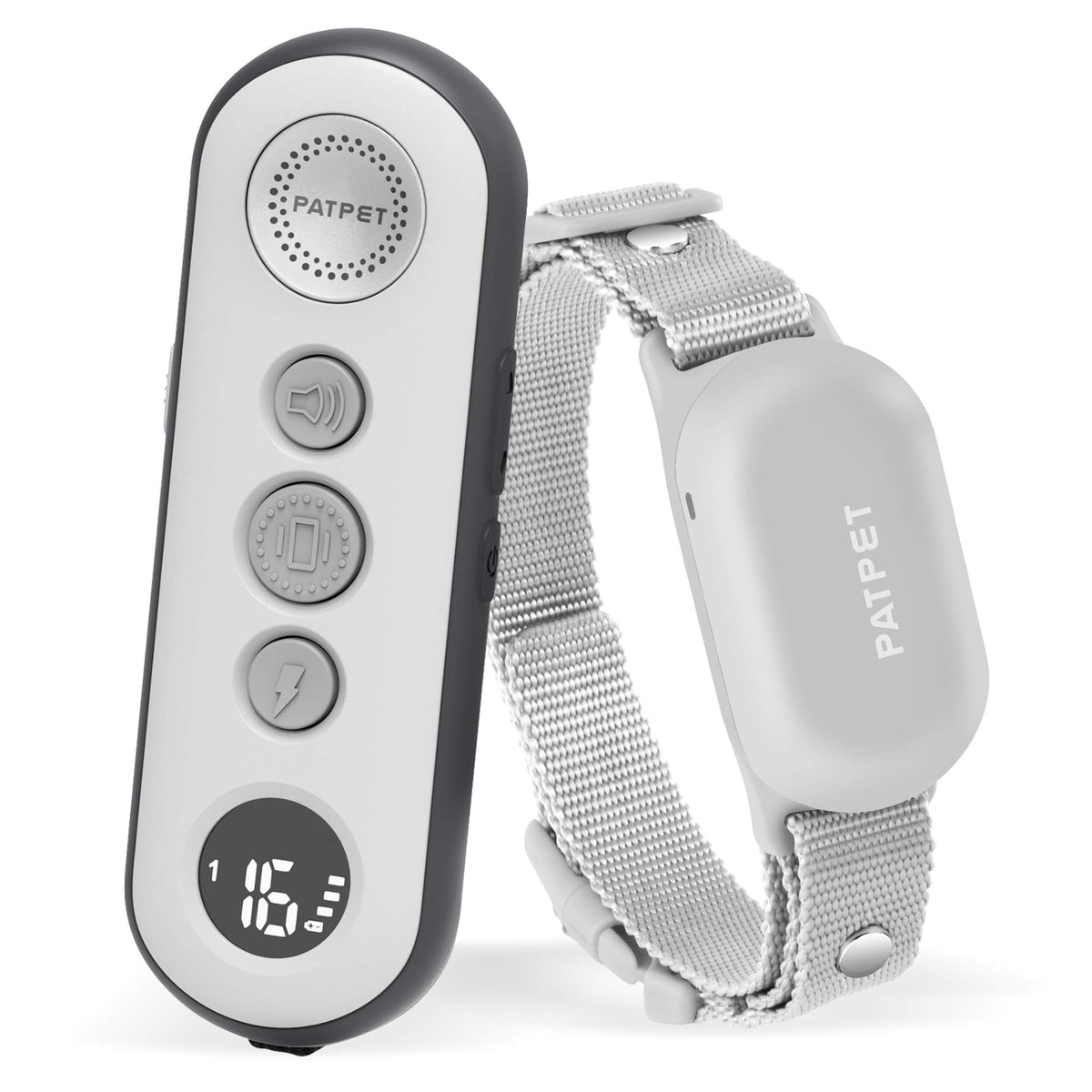 Patpet Dog-Training-Collar With Remote For Small-Medium-Large Dogs (8-120 Lbs) - 3 Safe Training Modes, Rechargeable Waterproof 
