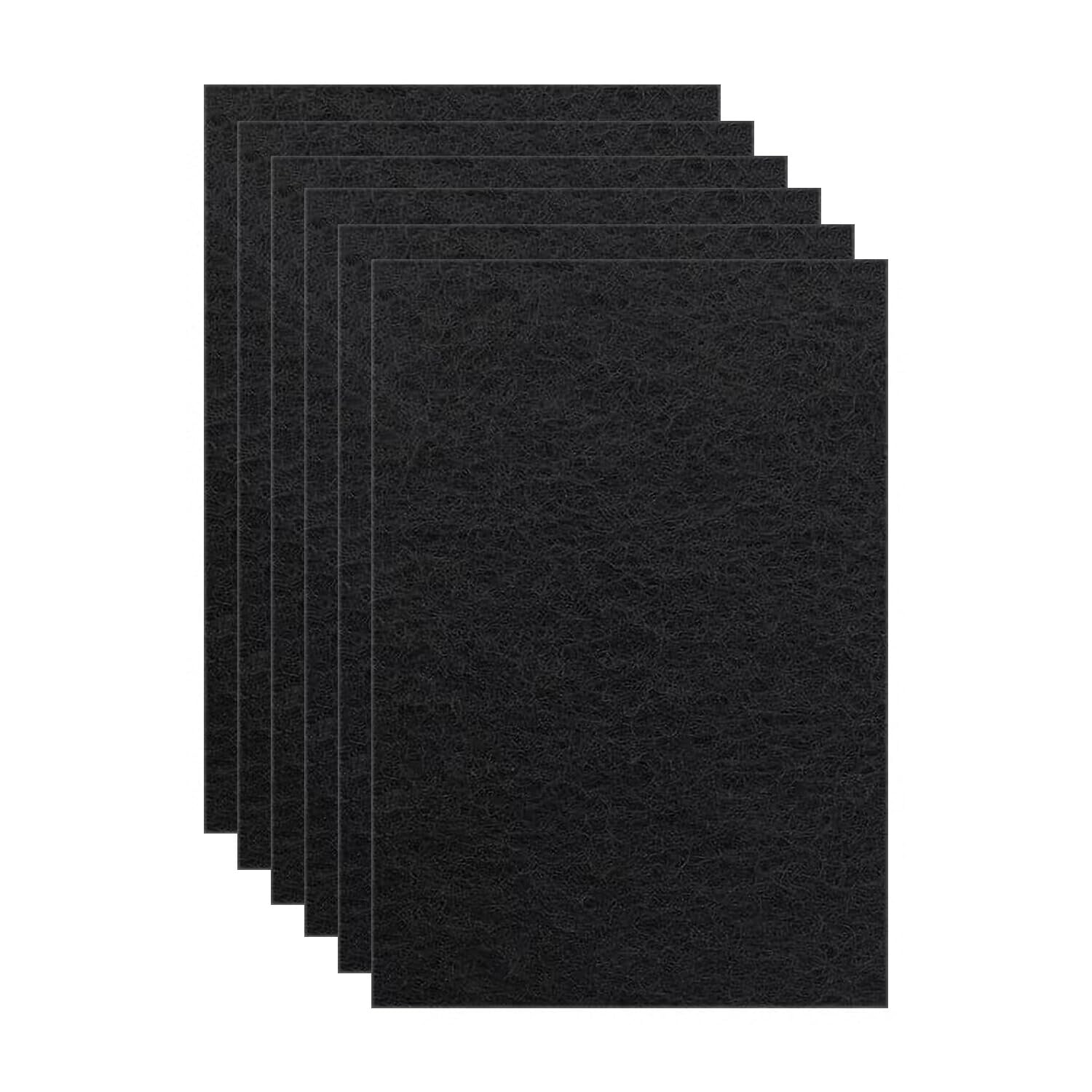 Beacozofu 6 Pack Carbon Filters Compatible With Van Ness Cat Litter Box, 4.5 X 6.5Inch Activated Charcoal Replacement Odor Filte