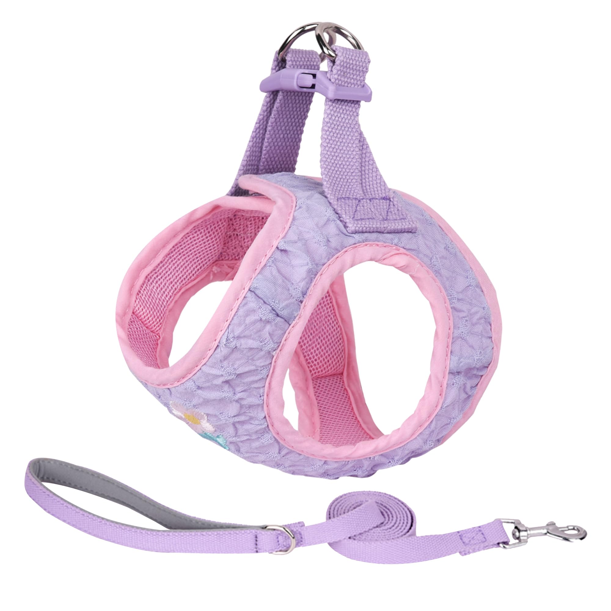 Aiitle Pet Supply Step In Dog Vest Harness, No Pull Dog Harness With A Leash, All Weather Breathable Mesh, Magic Tape Design, Ad