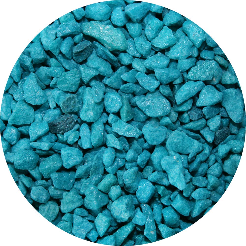 Spectrastone Special Turquoise Aquarium Gravel For Freshwater Aquariums, 5-Pound Bag