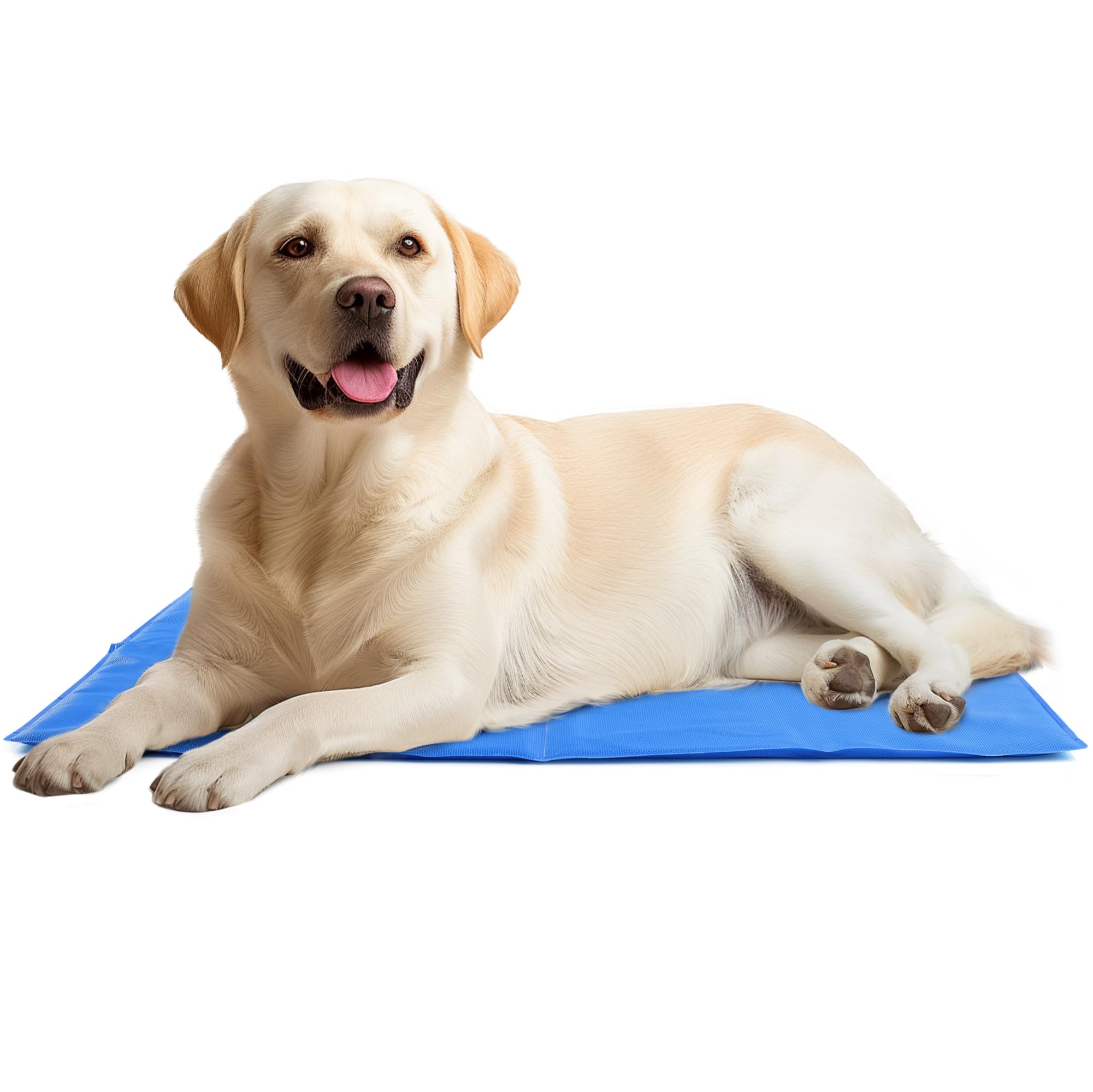 Navaris Gel Pet Cooling Mat With Durable Textiline Cover - Cool Pad For Dog Or Cat - Cooler Bed Mats For Dogs Or Cats - 31.89 X 
