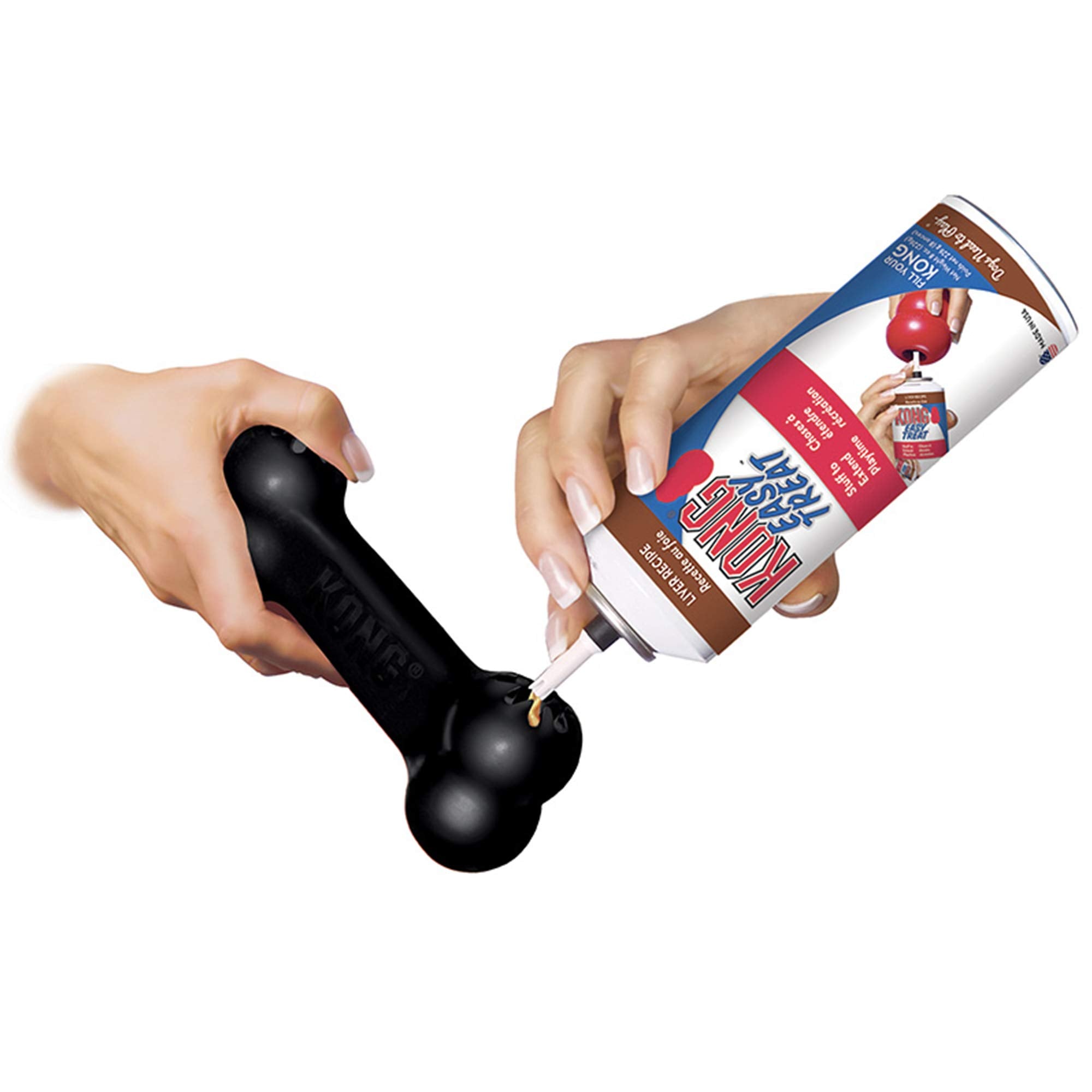 KONG - Extreme Flyer and Extreme Goodie Bone - Tough Dog Toys for Power Chewers - for Large Dogs