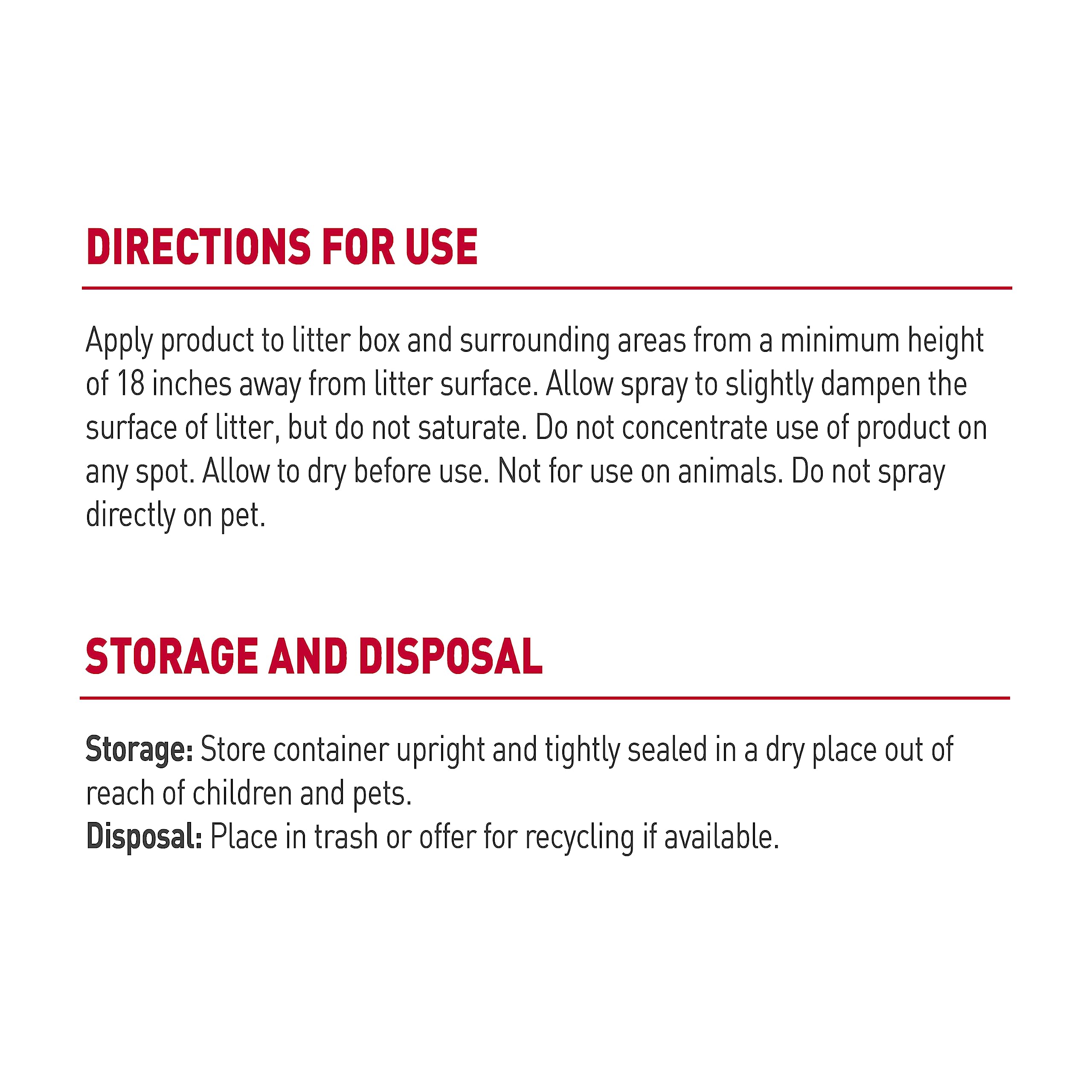 Nature'S Miracle Litter Box Odor Destroyer, 24 Ounces, Eliminates Feces, Urine And Ammonia Odors From Cat Litter Box