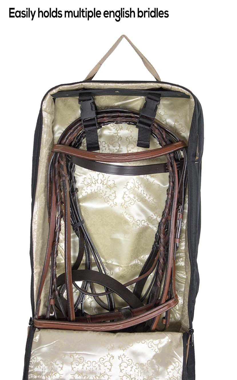 Paris Tack Front Open 3 Layers Padded Bridle Halter Horse Tack Carry Bag