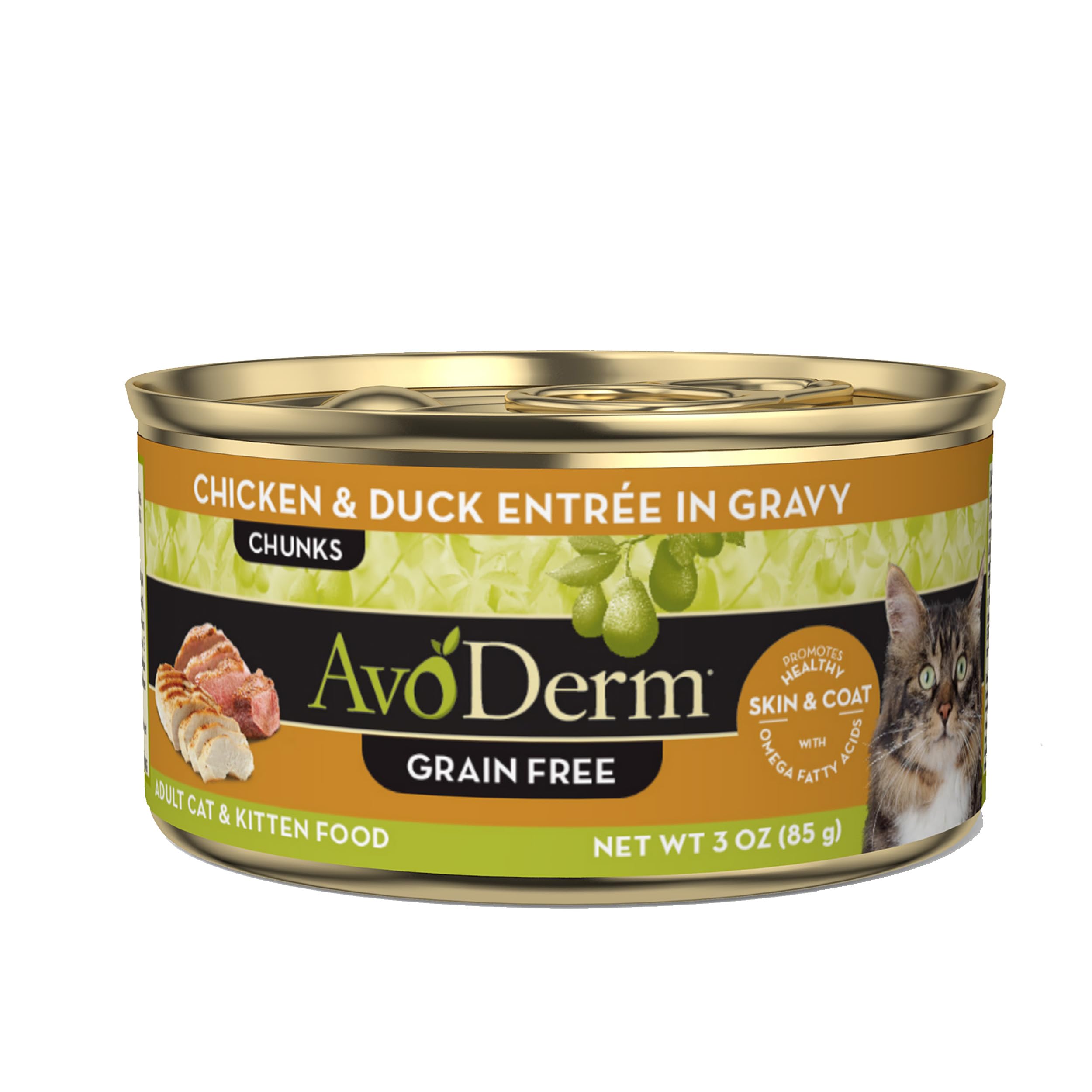 AvoDerm Natural Chicken & Duck Entree in Gravy - 24x3 oz