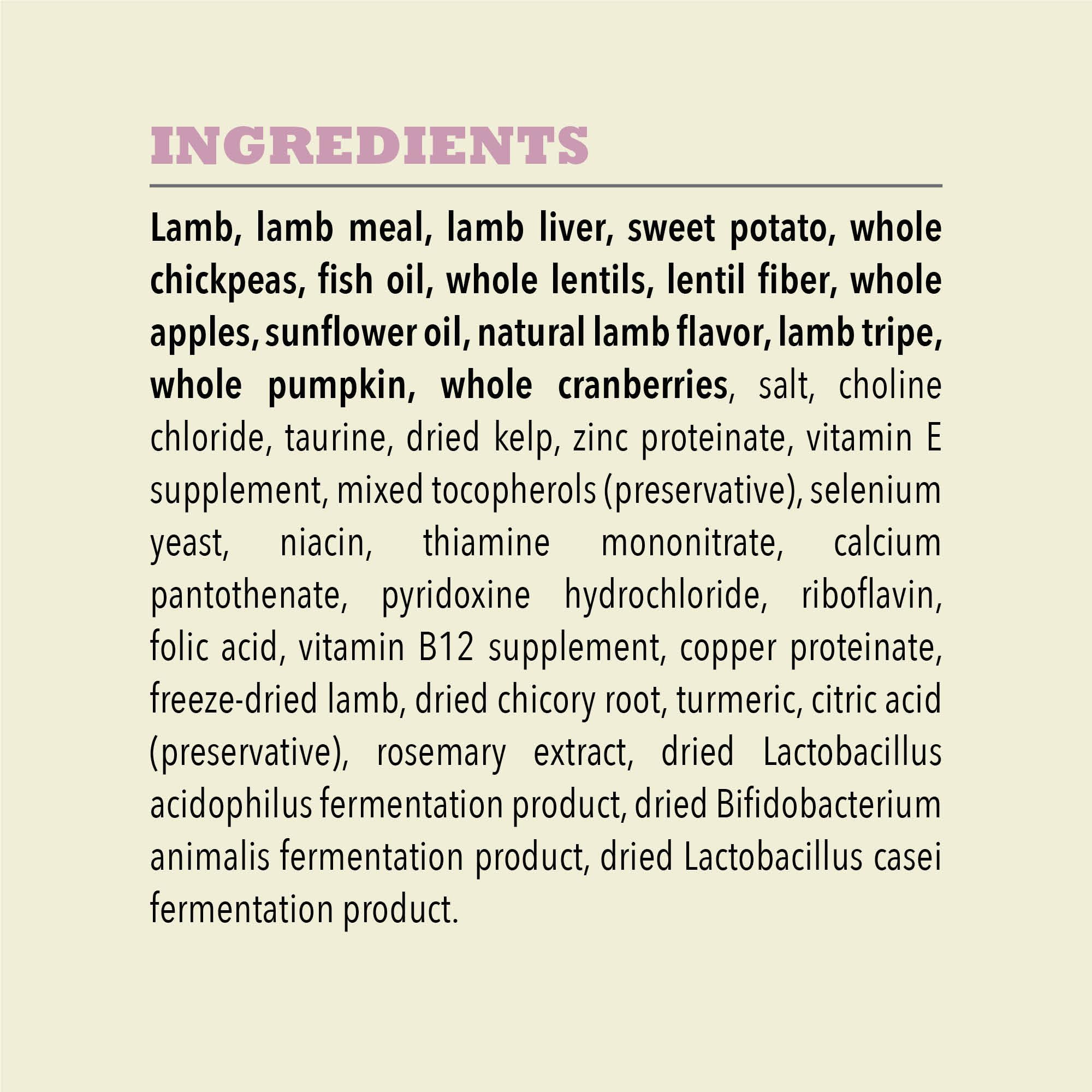 ACANA Singles Limited Ingredient Dry Dog Food, Grain Free Lamb & Apple Dog Food Recipe, 13lb