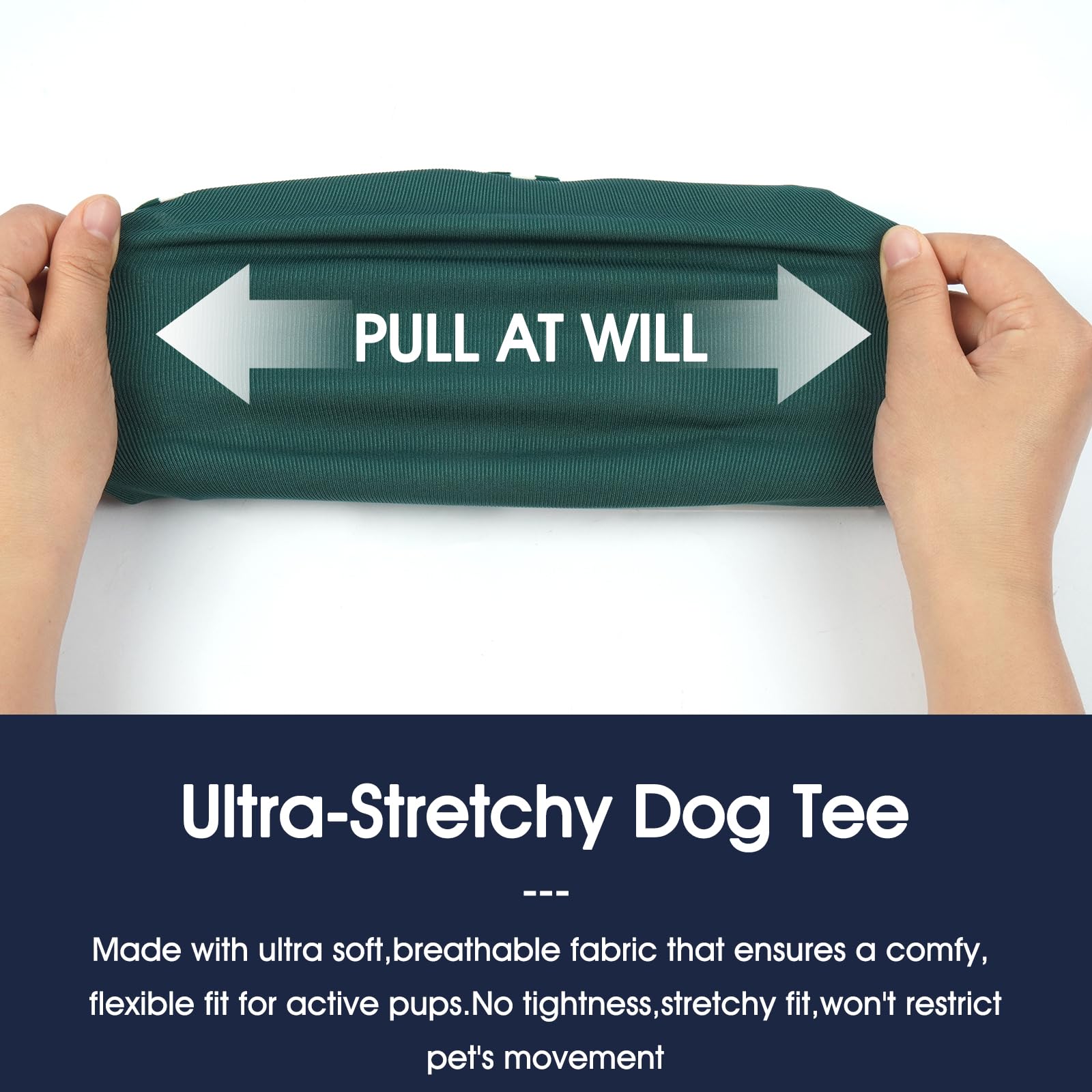 Iecoii 2 Pack Dog T-Shirts,Stretchy & Comfortable Pet Summer Tank Top Clothes,Fade-Resistant, Easy To Put On - Machine Washable