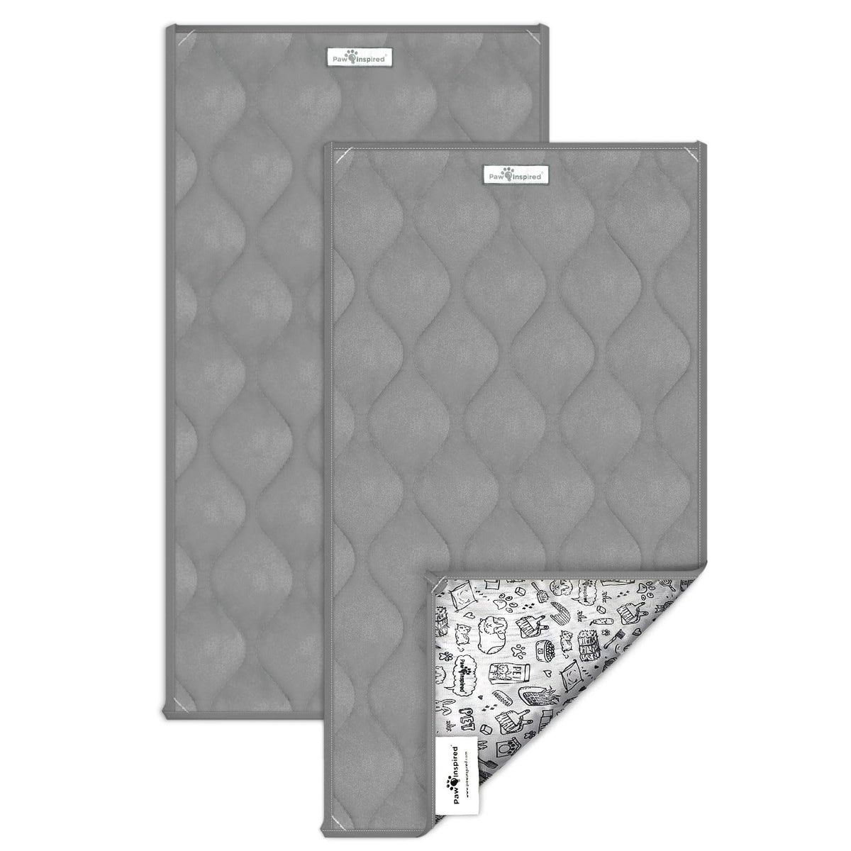 Paw Inspired Guinea Pig Cage Liners | Washable Fleece Bedding With Waterproof Bottom | Super Absorbent Pee Pad Or Pet Bed Mat Fo