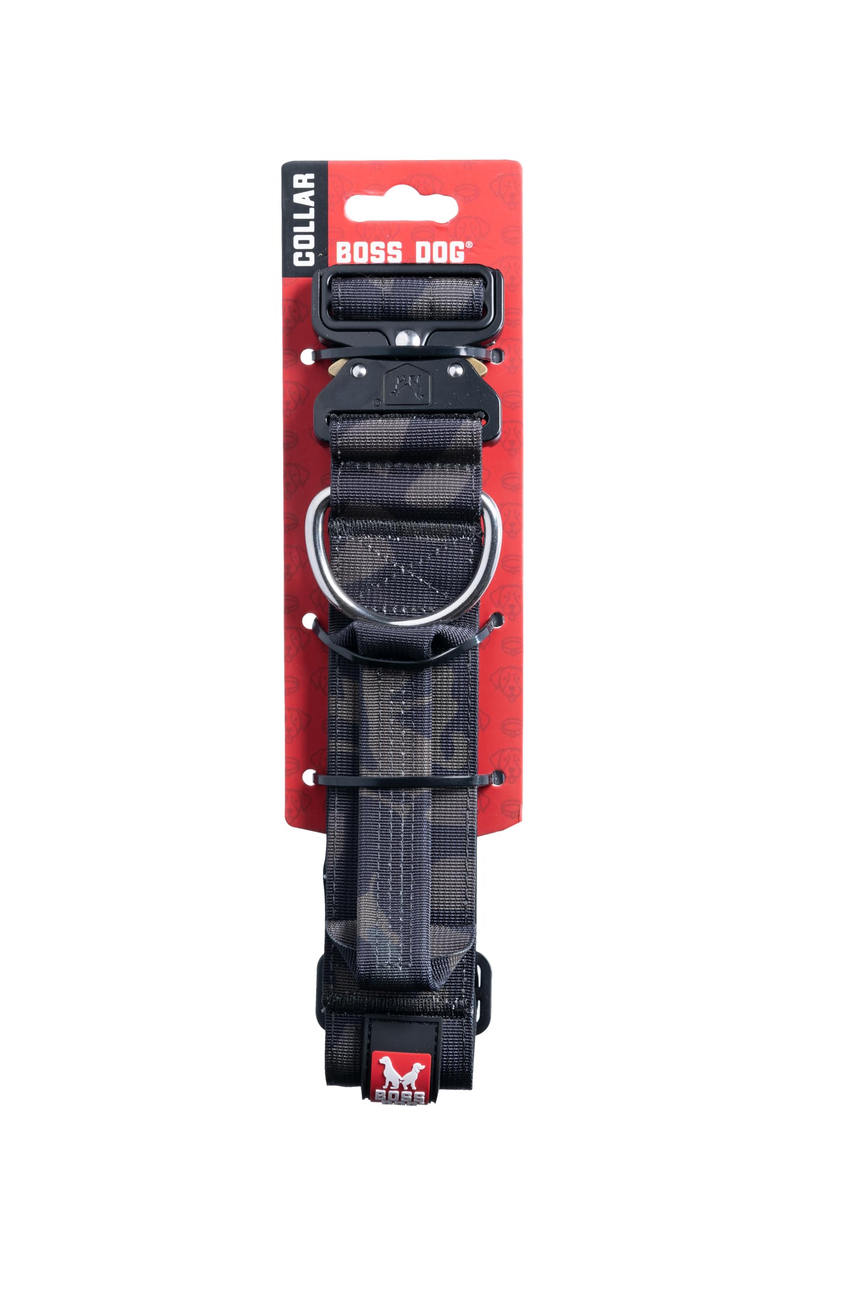 Boss Dog Tactical Collar, Black Camo, X-Large