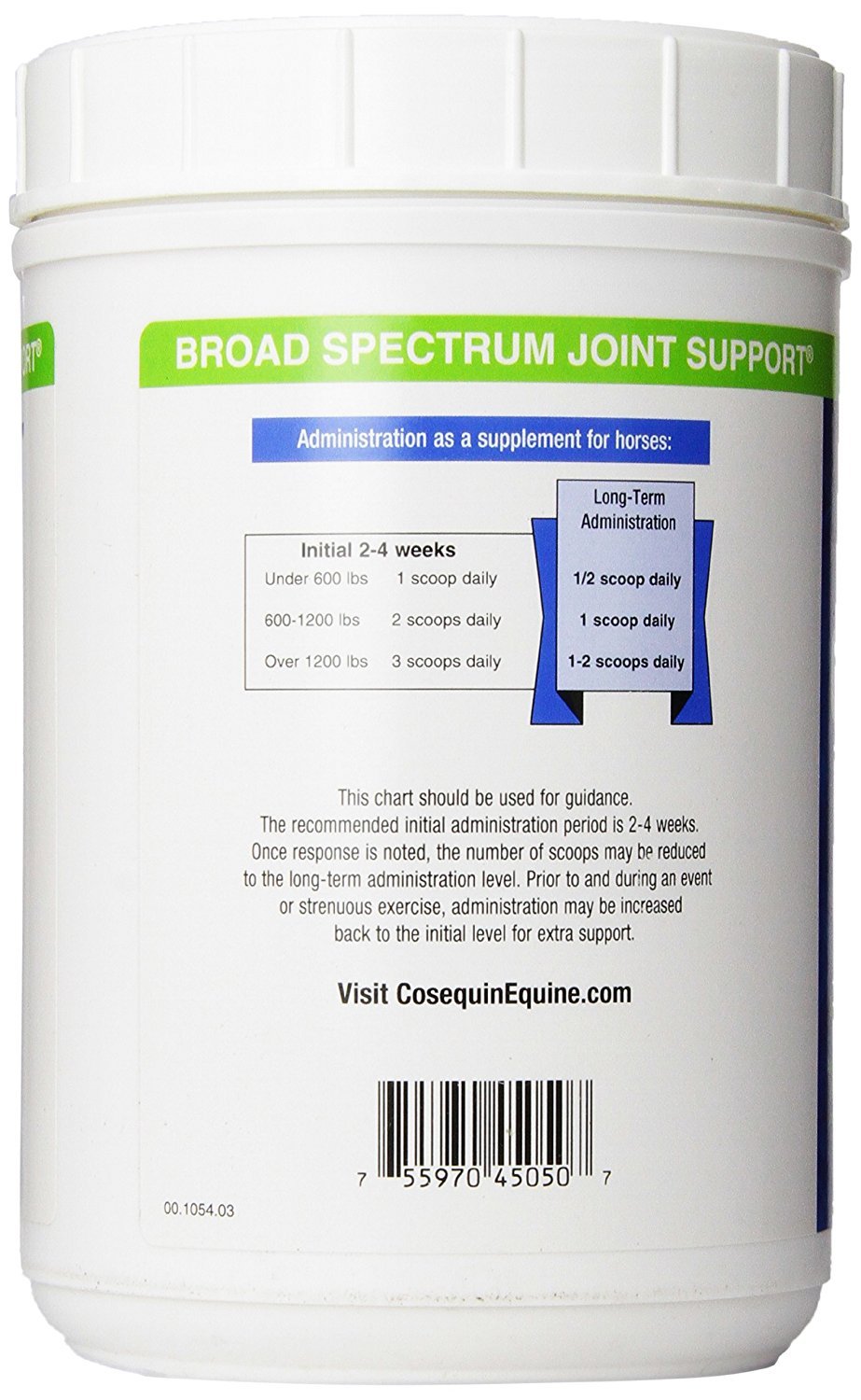 Nutramax Cosequin ASU Joint Health Supplement for Horses - Powder with Glucosamine, Chondroitin, ASU, and MSM, 1320 Grams