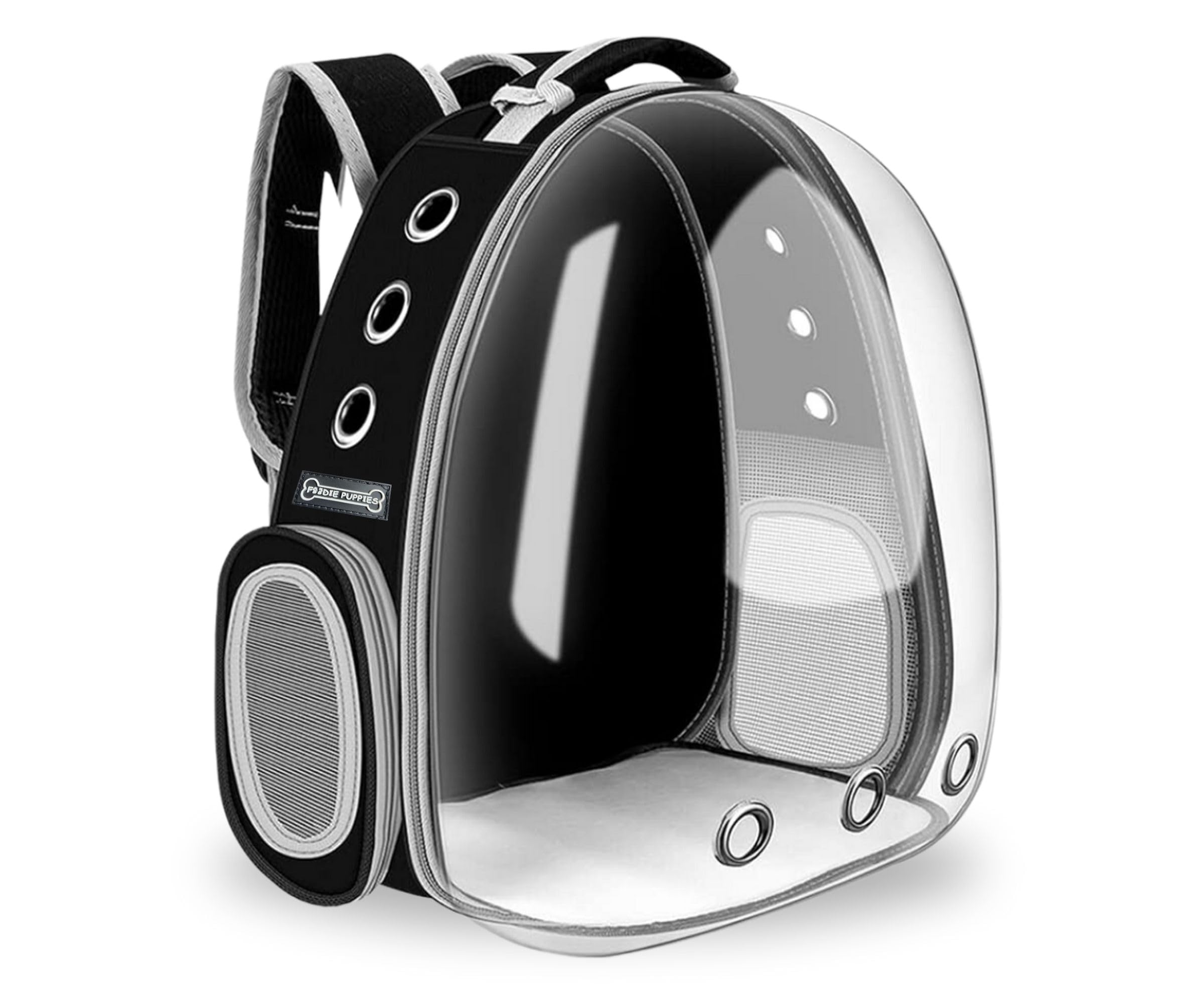 Foodie Puppies Astronaut Transparent Pet Carrier Backpack - (40L X 35W X 24H Cm) For Travel, Hiking, Designed With Breathable Sp