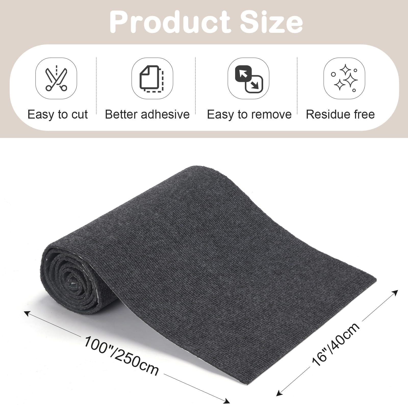Uross Cat Couch Protector -100'X15.8'Cat Scratcher Couch Pad Cat Furniture Protector Sofa Couch Corner Protectors For Cats Diy