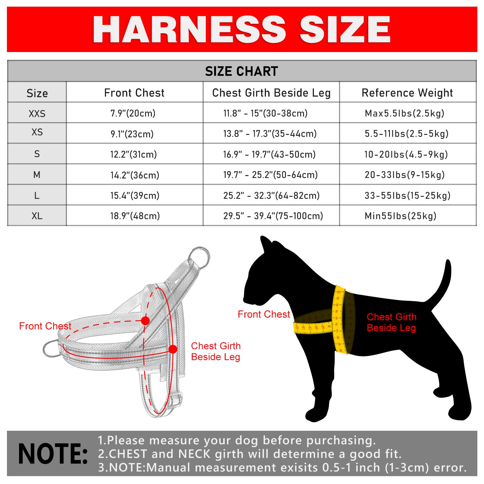 Plutus Pet No Pull Dog Harness With Breathable Mesh Padded, Adjustable Reflective Escape Proof Dog Harness, Quick Fit Dog Vest Harness For Small Medium Large Dogs(M, Black)