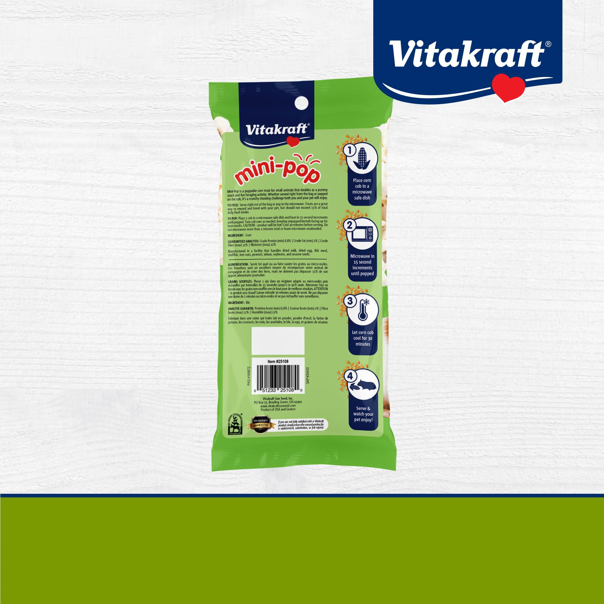 VC MINI POP INDIAN CORN TREAT