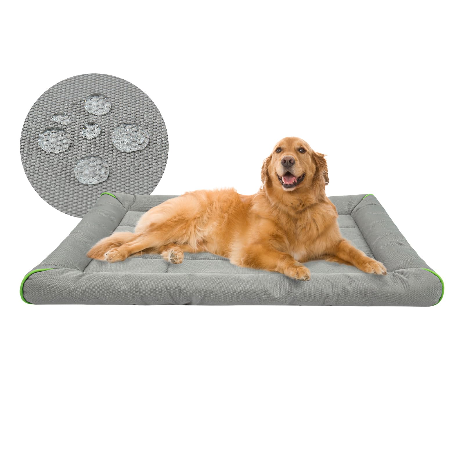 Miguel Oxford 900D Outdoor Waterproof Dog Bed for Metal Dog Crates Water-Resistant All Weather Pet Mat Durable Easy Wipe Clean T