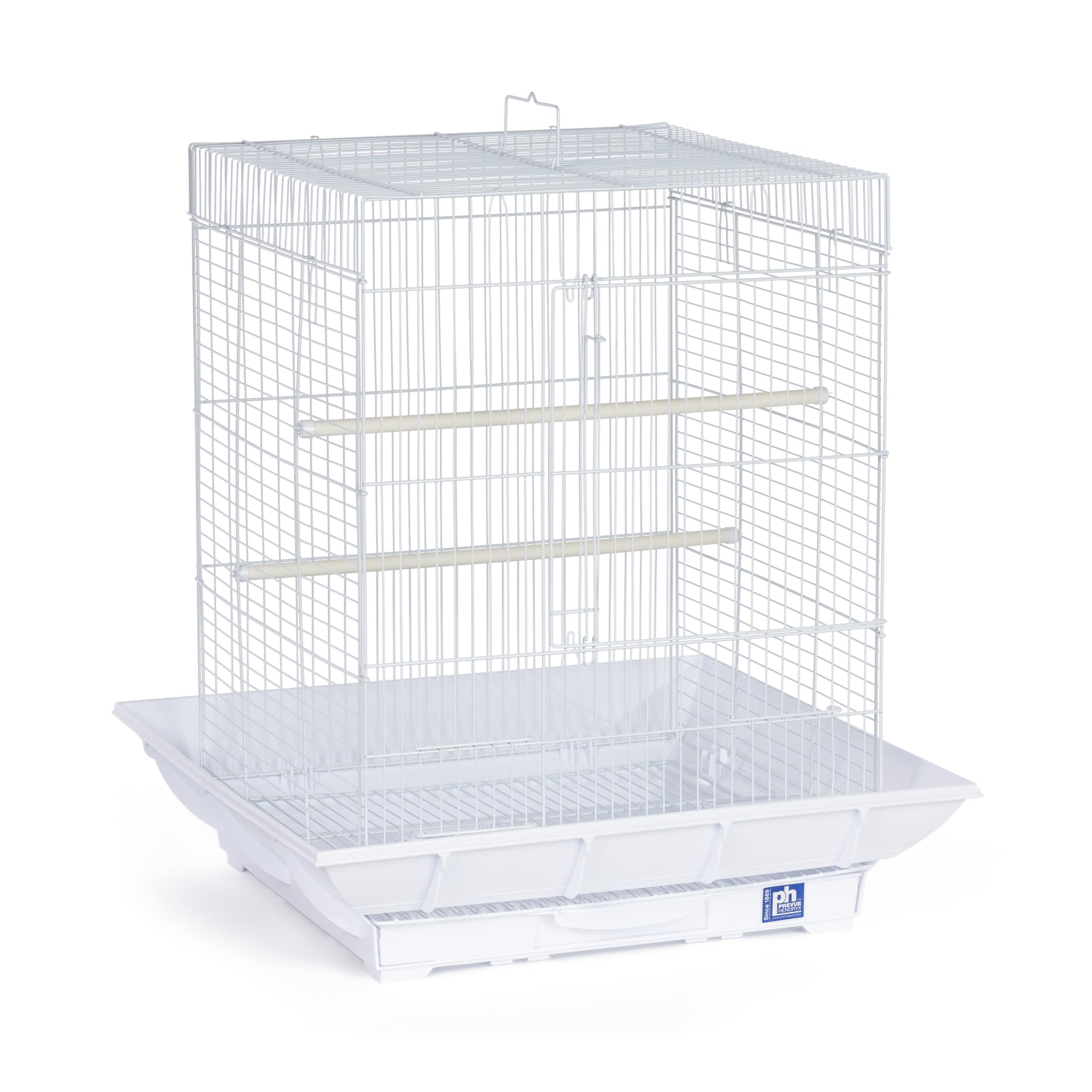 Prevue Hendryx Sp850W/W Clean Life Cockatiel Cage, White,1/2'