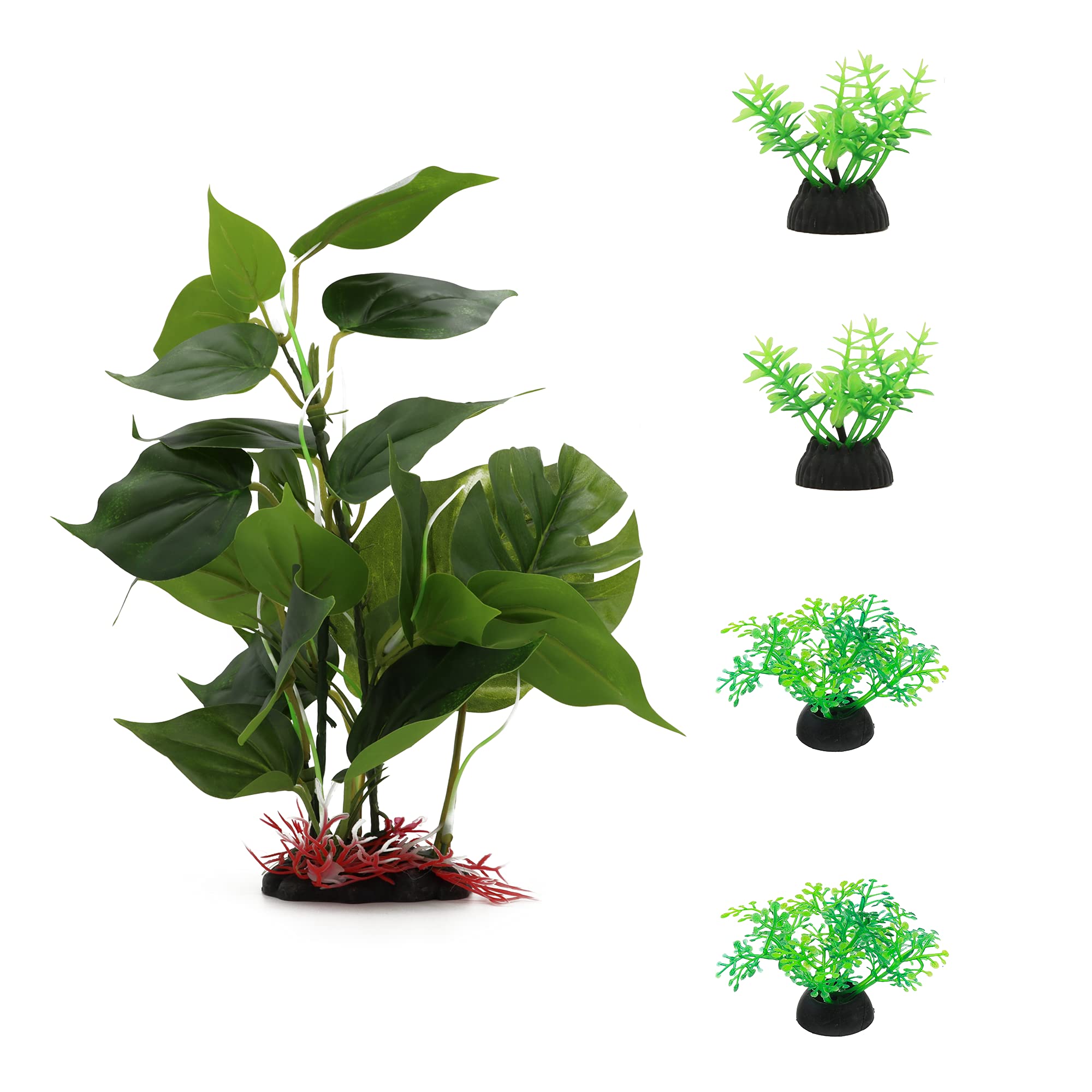 Alegi Aquarium 12 Inch Silk Plants For Betta Fish Tank, Underwater Aquatic Water Grass Decor