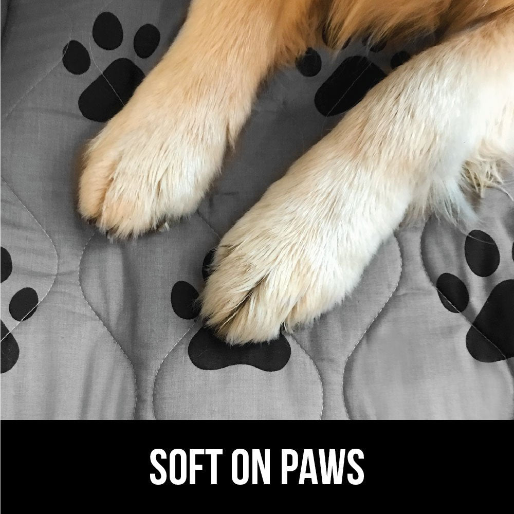 Gorilla Grip Reusable Puppy Pads, Slip Resistant Pet Crate Mat, Absorbs Urine, Waterproof, Cloth Pee Pad for Training Puppies, W