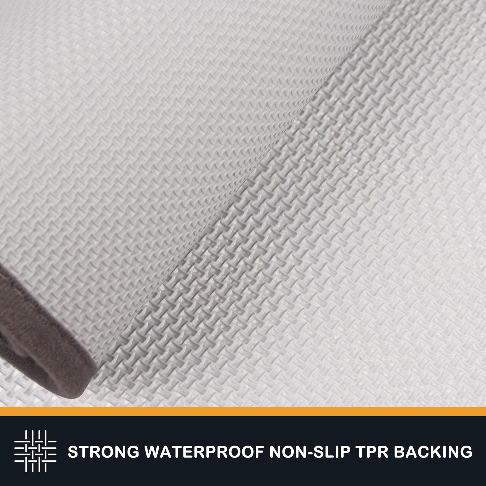 Purrugs Dirt Trapper Door Mat 32'' X 70'', Non-Skid/Slip Machine Washable Microfiber Entrance Rug, Shoes Scraper, Dog Doormat, S