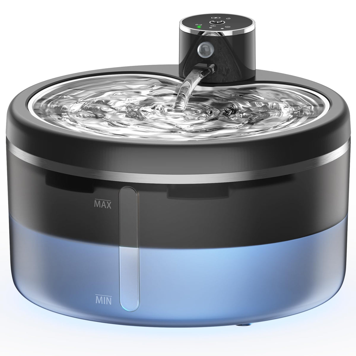 Cat Water Fountain, Wireless Pet Water Fountain, Rechargeable Smart Automatic Cats Dogs Water Dispenser, 102Oz/3L Drinking Fount