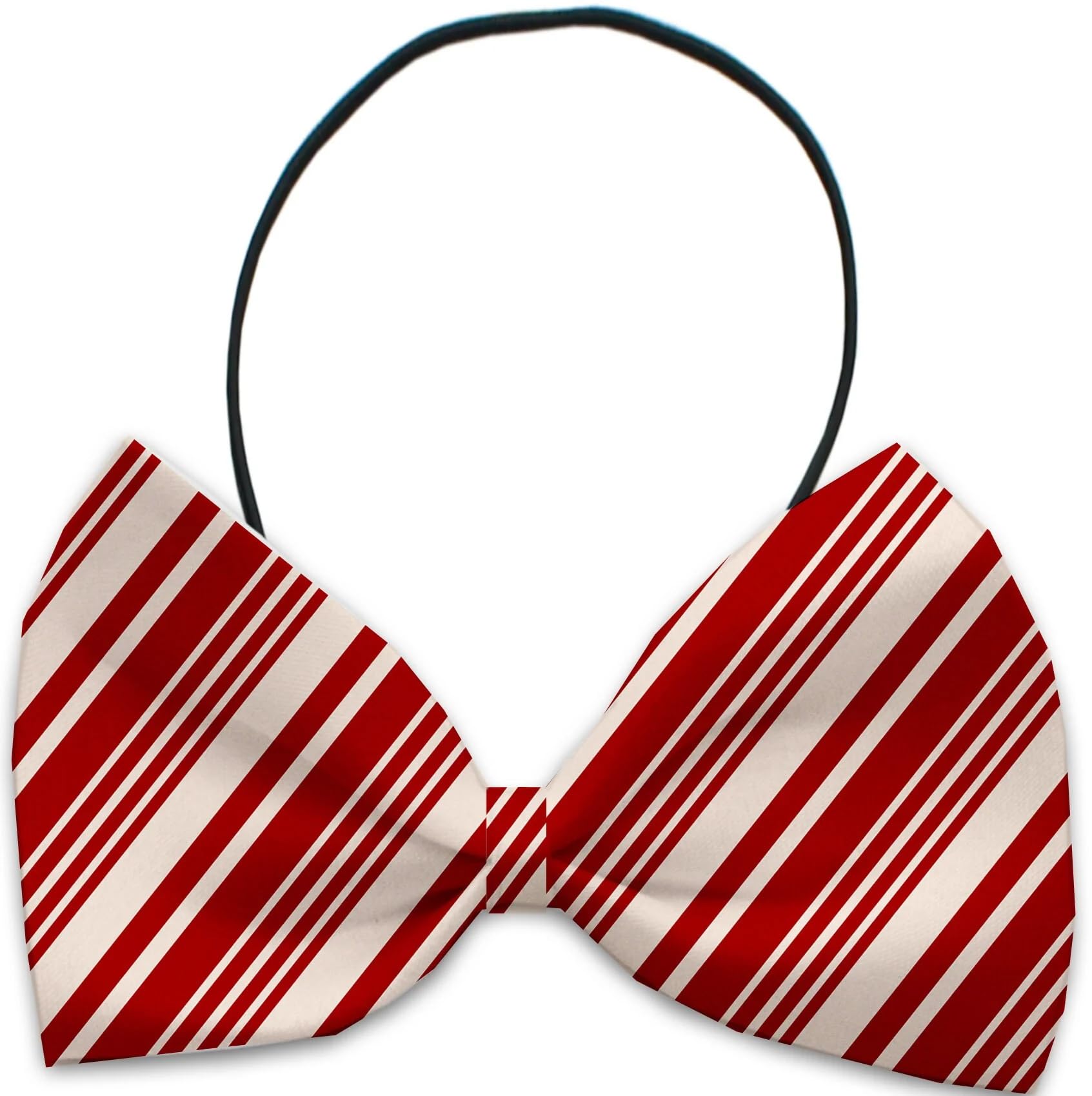 Christmas Pet, Dog & Cat Bow Ties, &quot;Candy Cane Lane Group&quot; *Available in 8 different print options!* Collar Strap ChevronChristmasTree