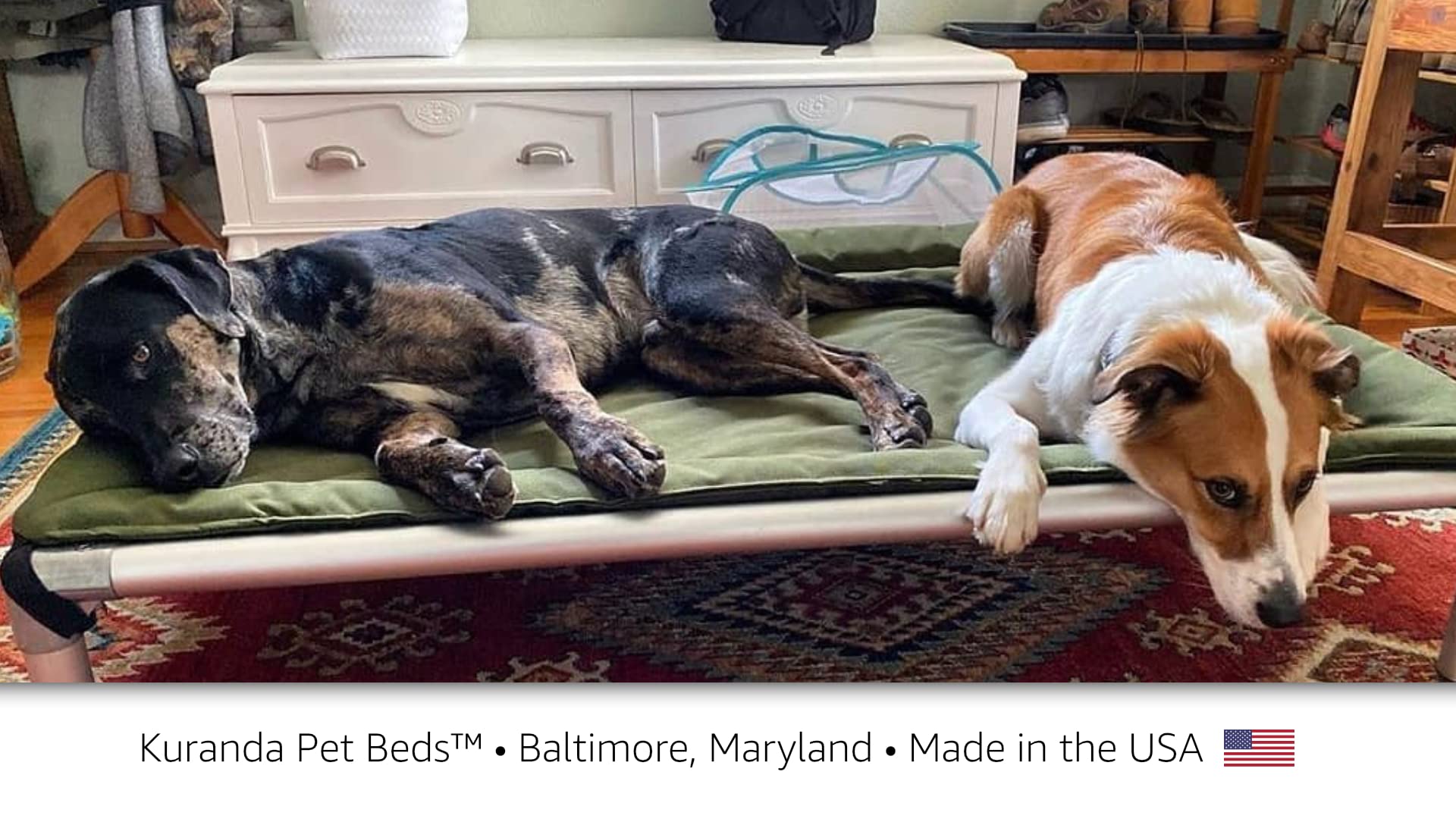 Kuranda Cordura Pad - Medium - 35'' x 23'' - Moss